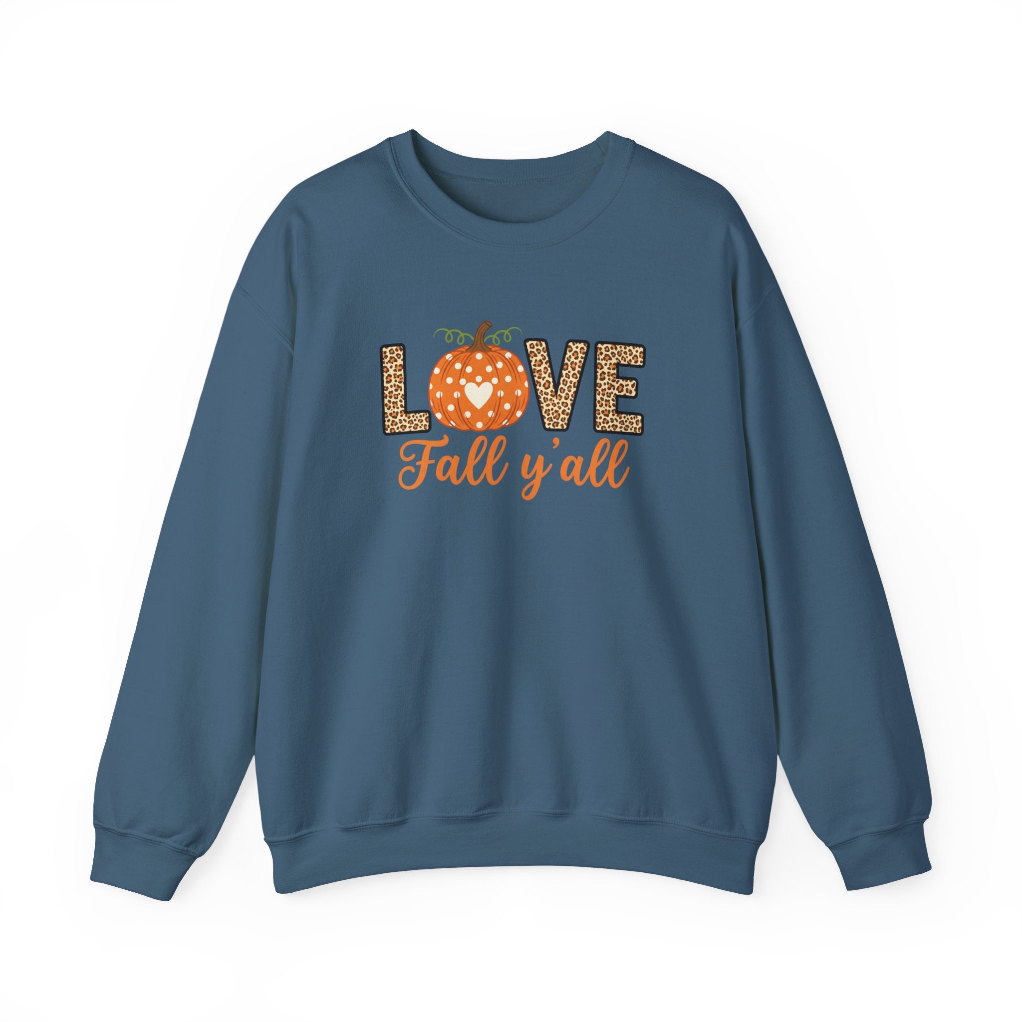 Love Thanksgiving Sweatshirt,Its Fall Yall Crewneck,Fall Sweater for Women, Pumpkin Shirt, Fall Crewneck Womens Thanksgiving Shirt