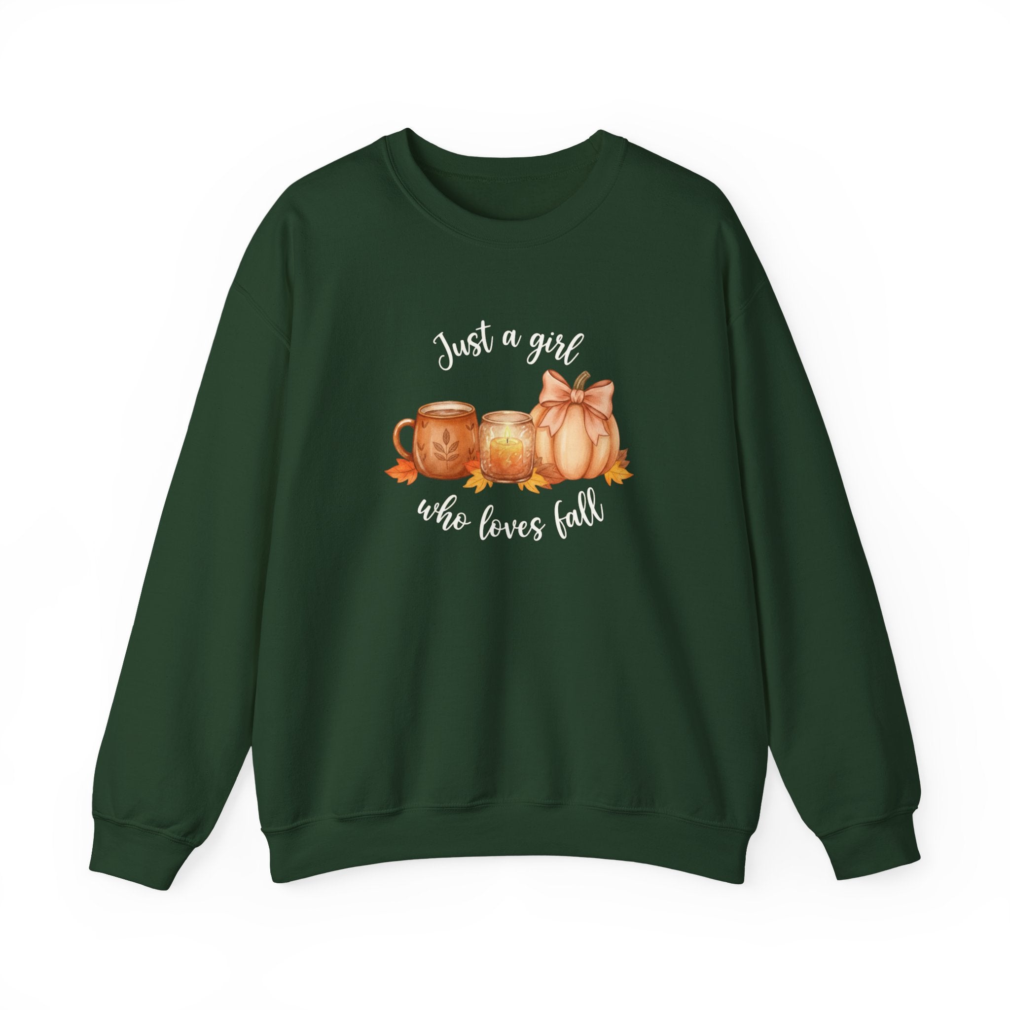 Just a Girl Who Loves Fall Sweatshirt, Fall Woman Sweater,Cozy Pumpkin Crewneck, Cozy Season Shirt,Fall Gift, Fall Season Sweater, Fall Woman Shirt,Pumpkin Shirt