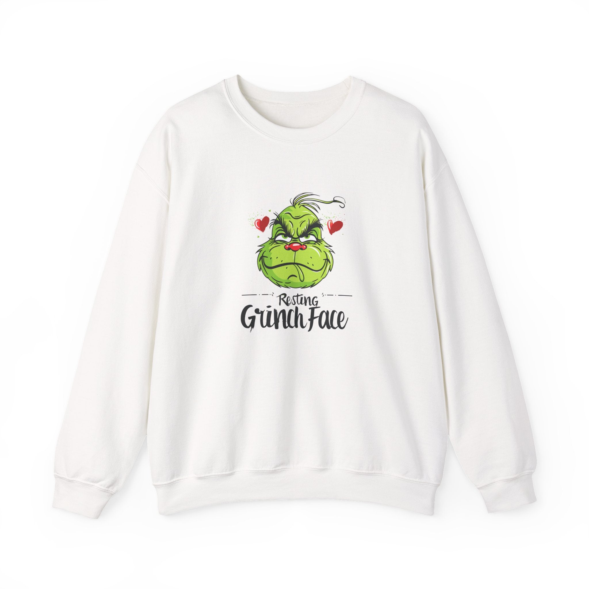Resting Grinch Face Sweatshirt, Grinch Face Crewneck, Grinchmas Sweater, Christmas Funny Grinch Sweatshirt, Christmas Grinch Shirt Ew People Shirt