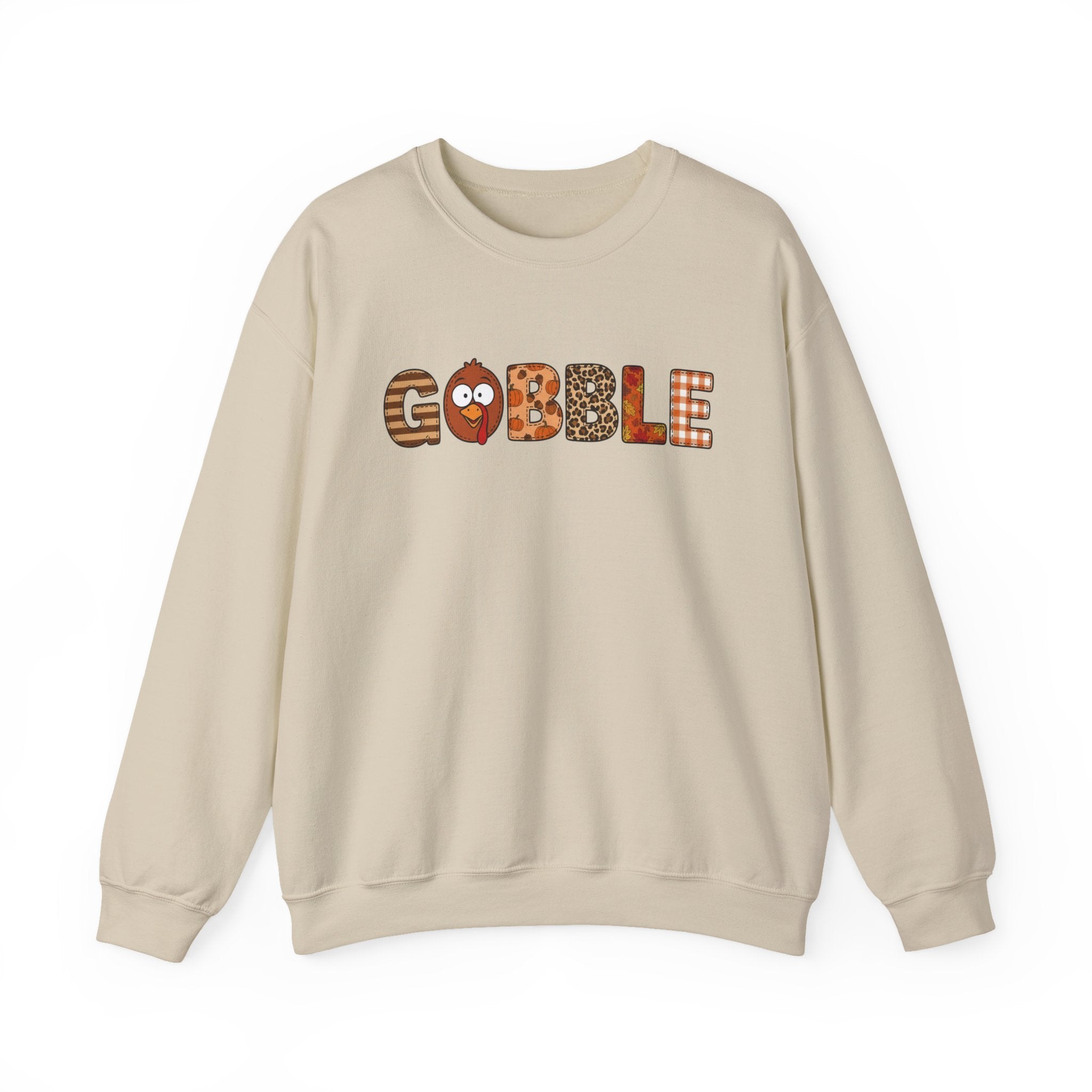 Gobble Thanksgiving Sweatshirt, Cute Thanksgiving Turkey Crewneck, Matching Thanksgiving Shirt, Family Thanksgiving Shirt, Womens Thanksgiving Shirt