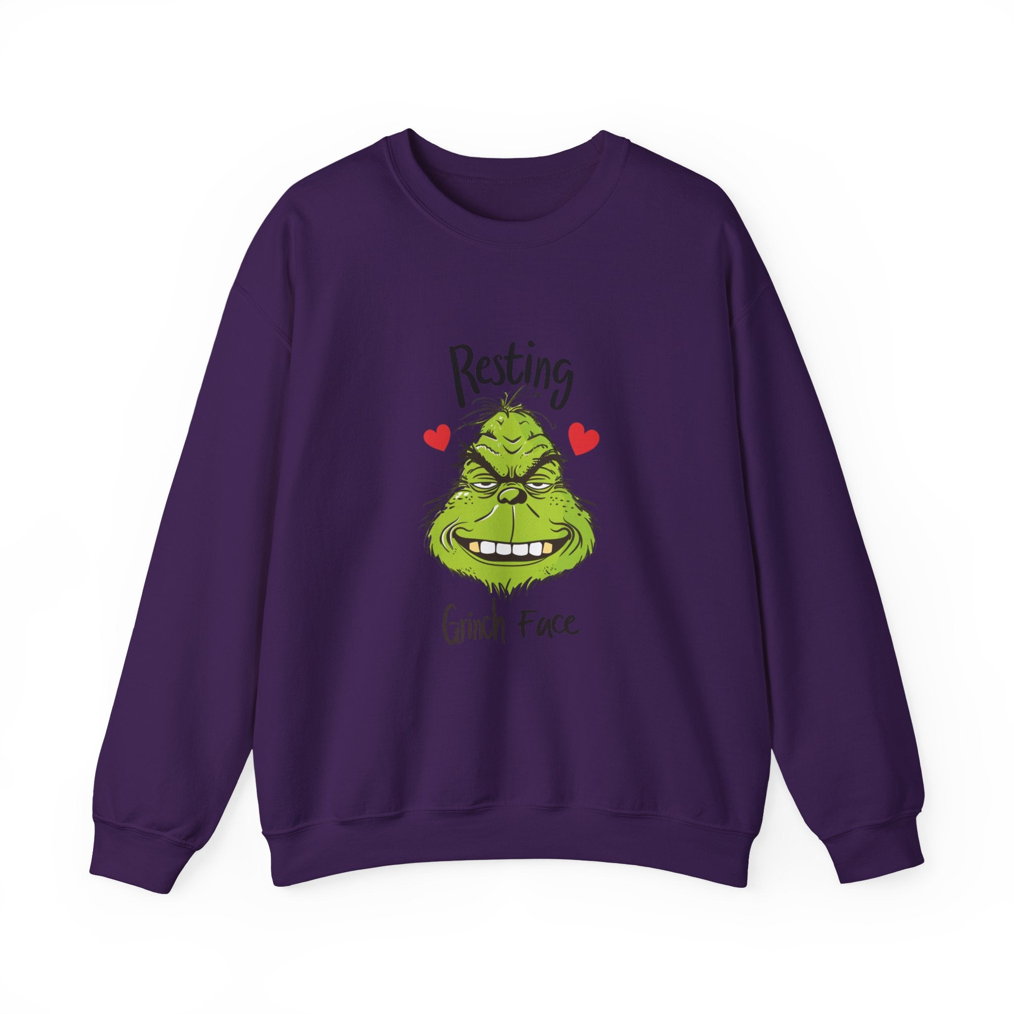 Resting Grinch Face Sweatshirt, Grinch Face Crewneck, Grinchmas Sweater, Christmas Funny Grinch Sweatshirt, Christmas Grinch Shirt Ew People Shirt