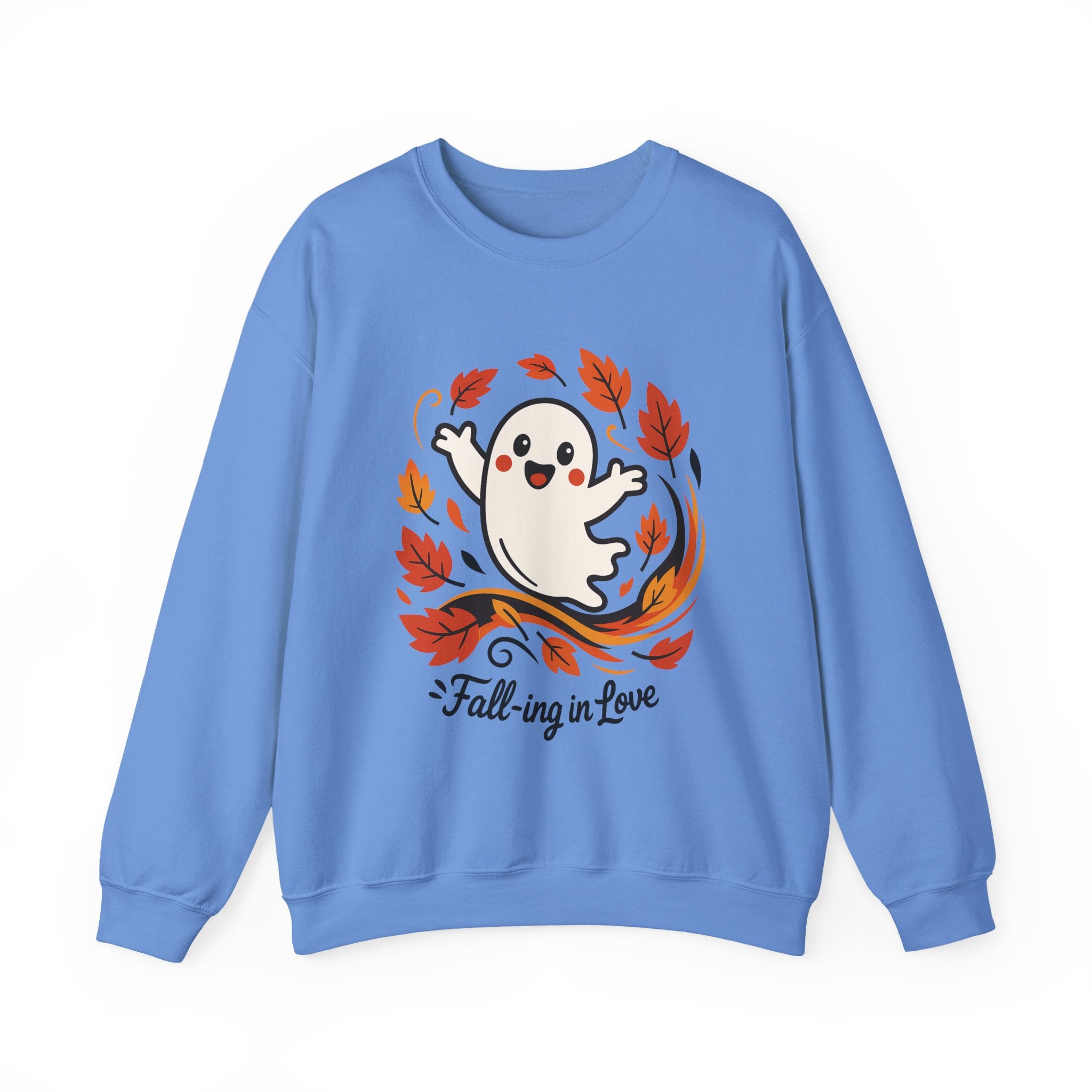 Ghost Fall Sweatshirt, Cute Halloween Crewneck, Cozy Fall Pullover, Autumn Aesthetic Crewneck, Spooky Season Gift, Fall Lovers Sweatshirt