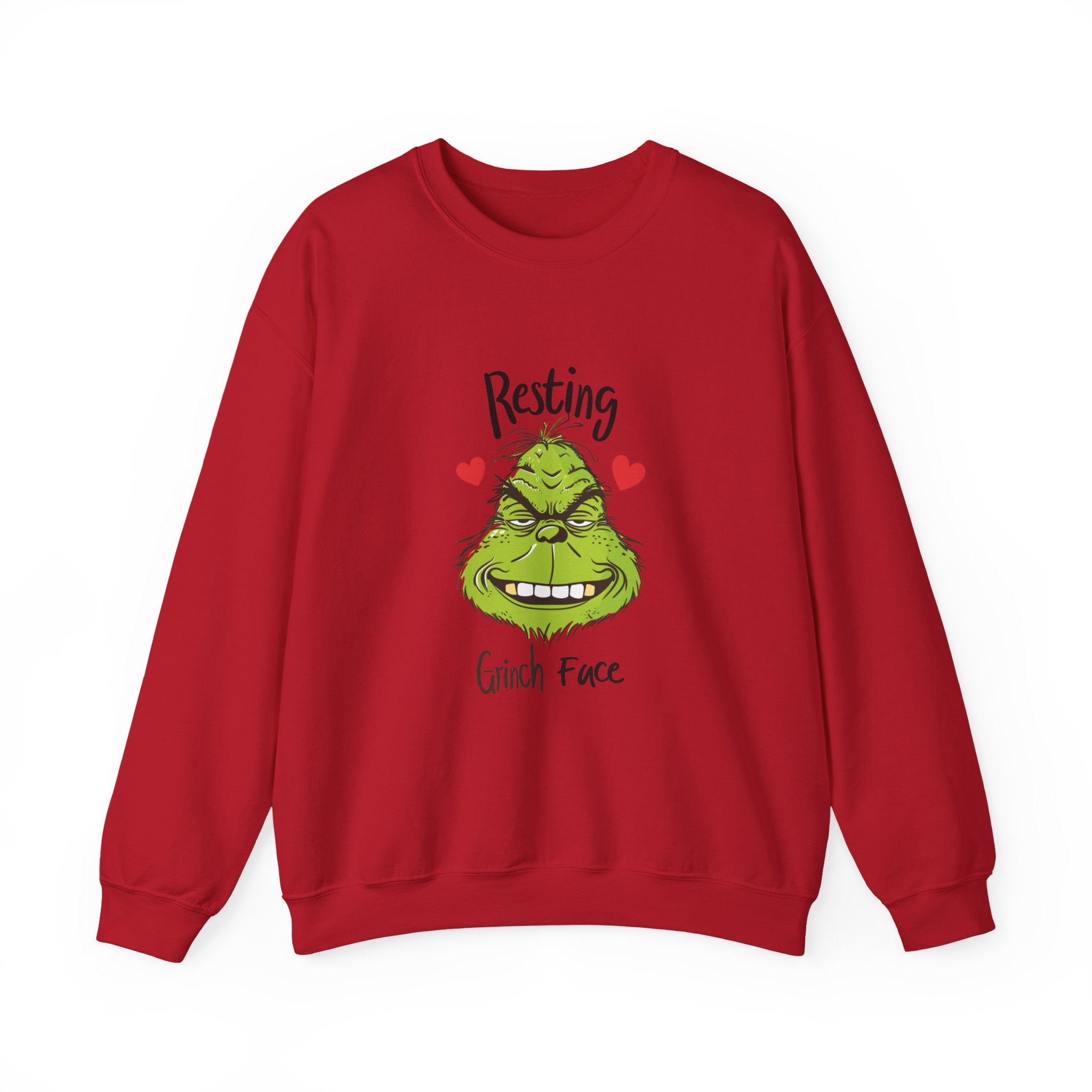 Resting Grinch Face Sweatshirt, Grinch Face Crewneck, Grinchmas Sweater, Christmas Funny Grinch Sweatshirt, Christmas Grinch Shirt Ew People Shirt