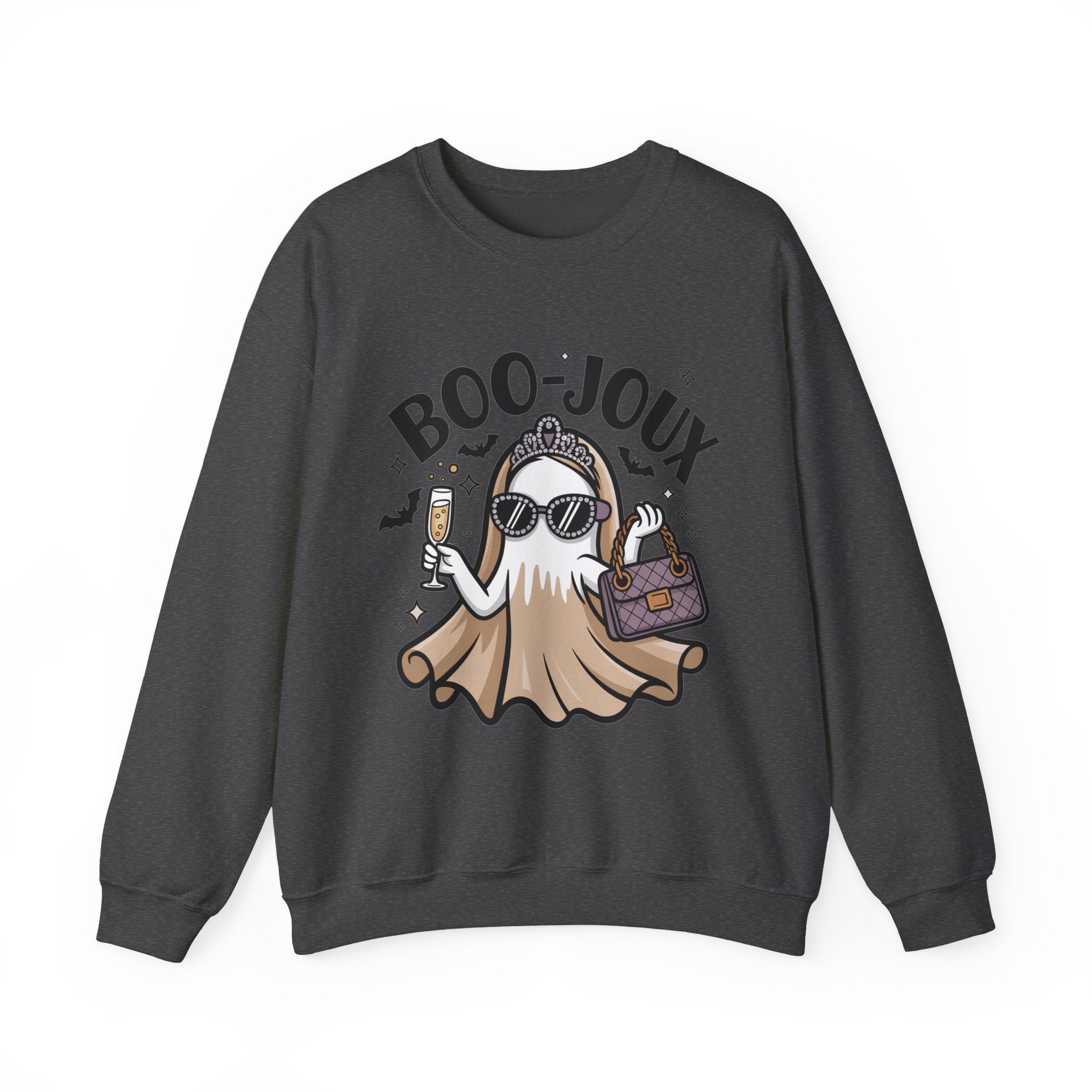 Boo-joux Ghost Sweatshirt, Funny Halloween Sweatshirt, Boujee Ghost Pullover, Spooky Season Crewneck, Glam Ghost Shirt, Fall Party Sweatshirt
