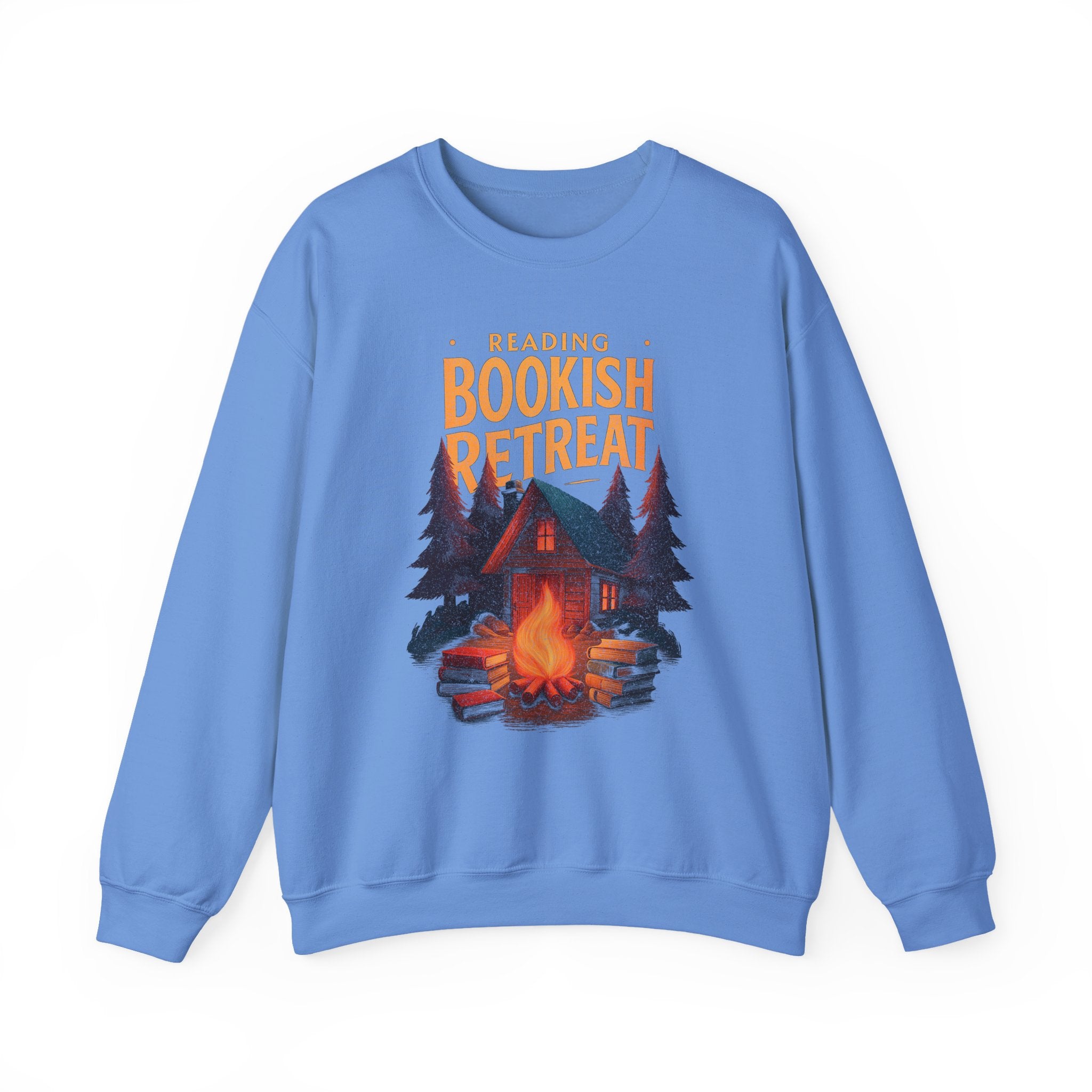 Reading Retreat Sweatshirt, Fall Bookish Crewneck, Gift For Book Lover, Autumn Cozy Readers Hoodie, Retro Fall Sweatshirt