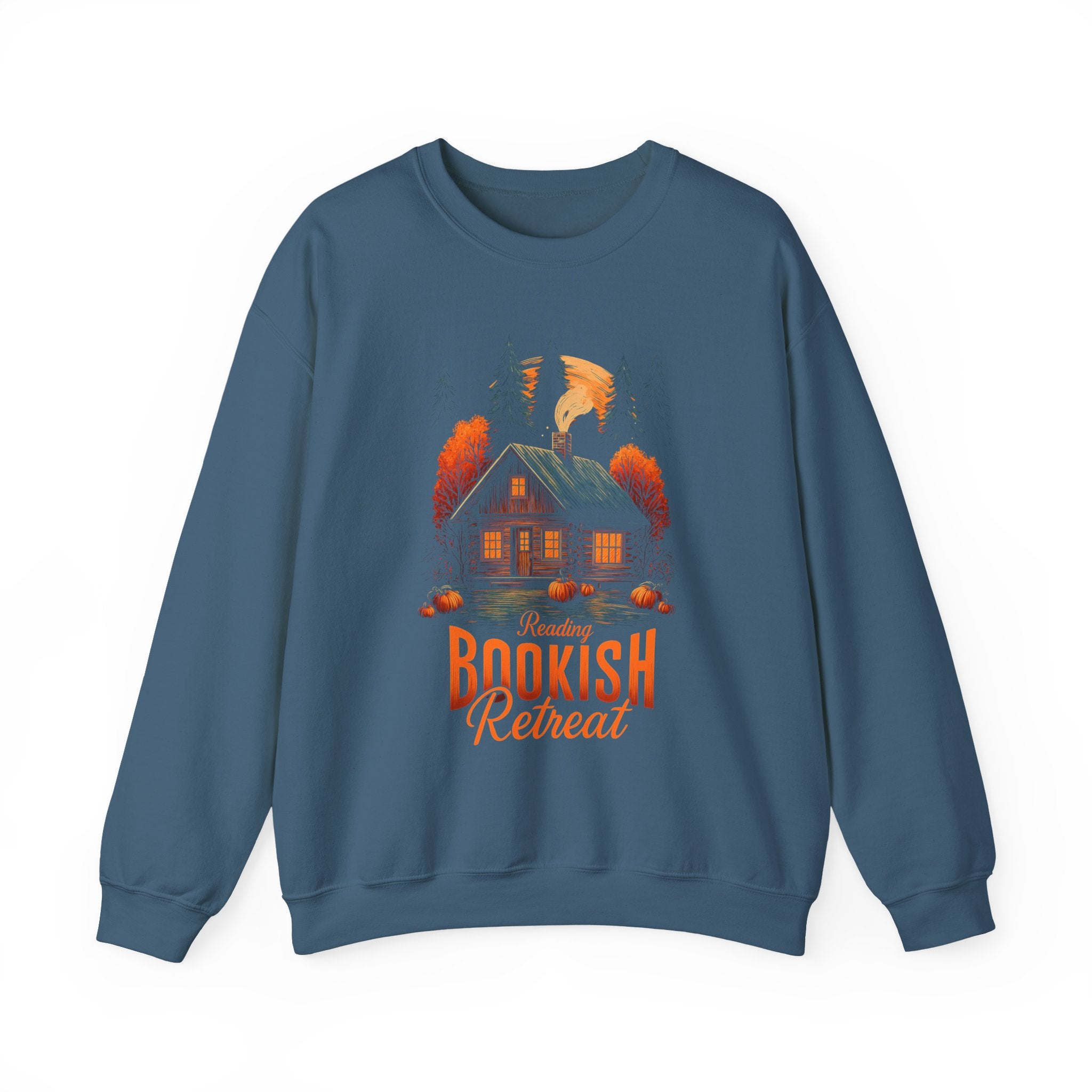 Reading Bookish Retreat Sweatshirt,  Fall Bookish Crewneck, Gift For Book Lover, Autumn Cozy Readers Hoodie, Holliday Season Sweater