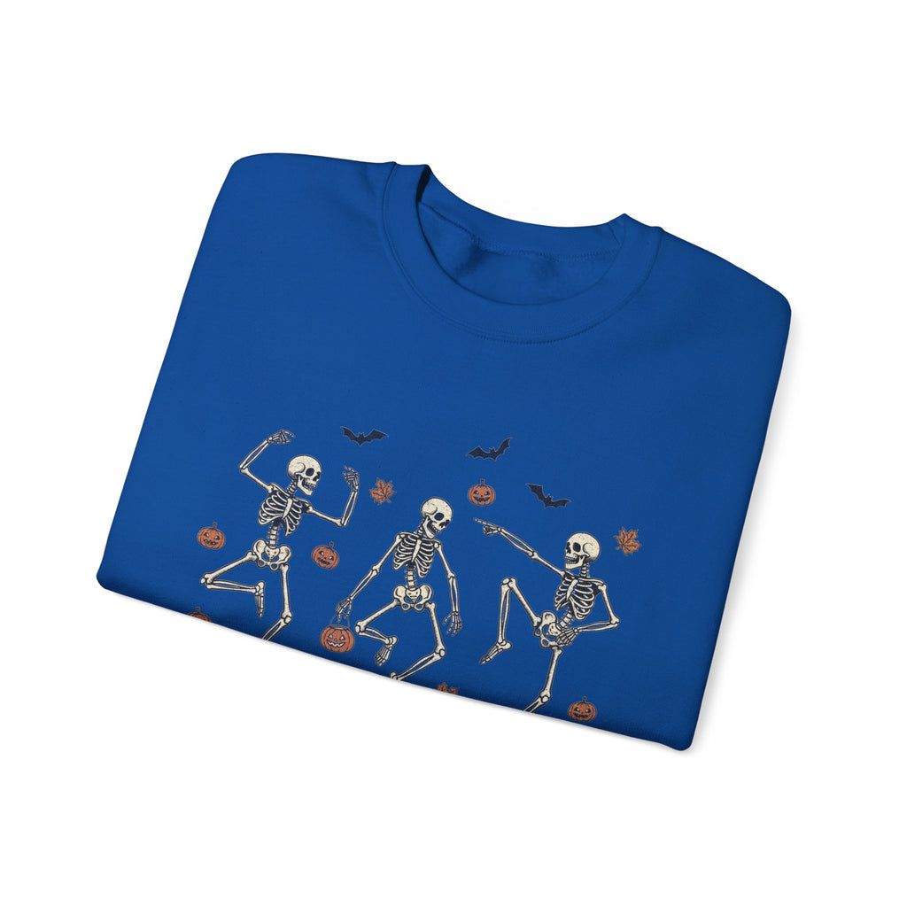 Dancing Bones Crewneck – Fall's Favorite Undead Fit, Unisex Heavy Blend™ Crewneck Sweatshirt