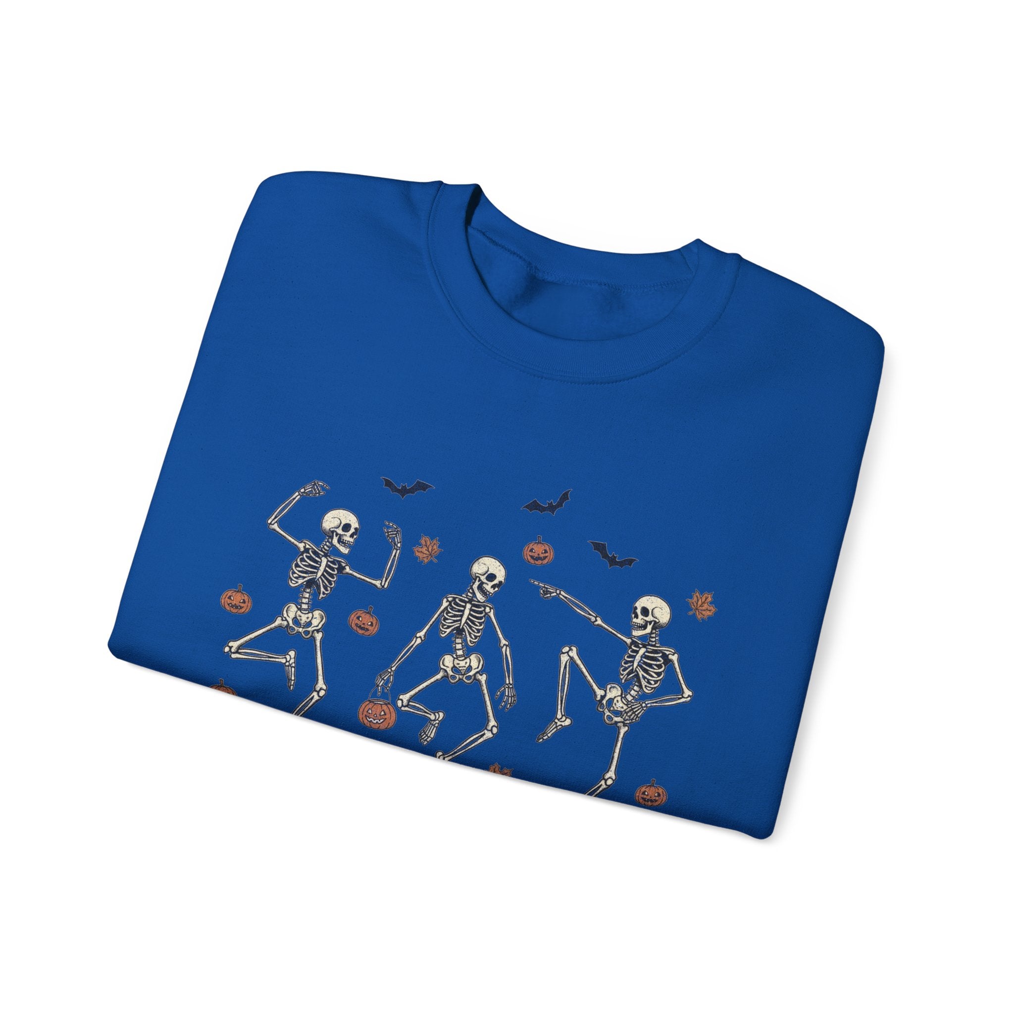 Dancing Bones Crewneck – Fall's Favorite Undead Fit, Unisex Heavy Blend™ Crewneck Sweatshirt