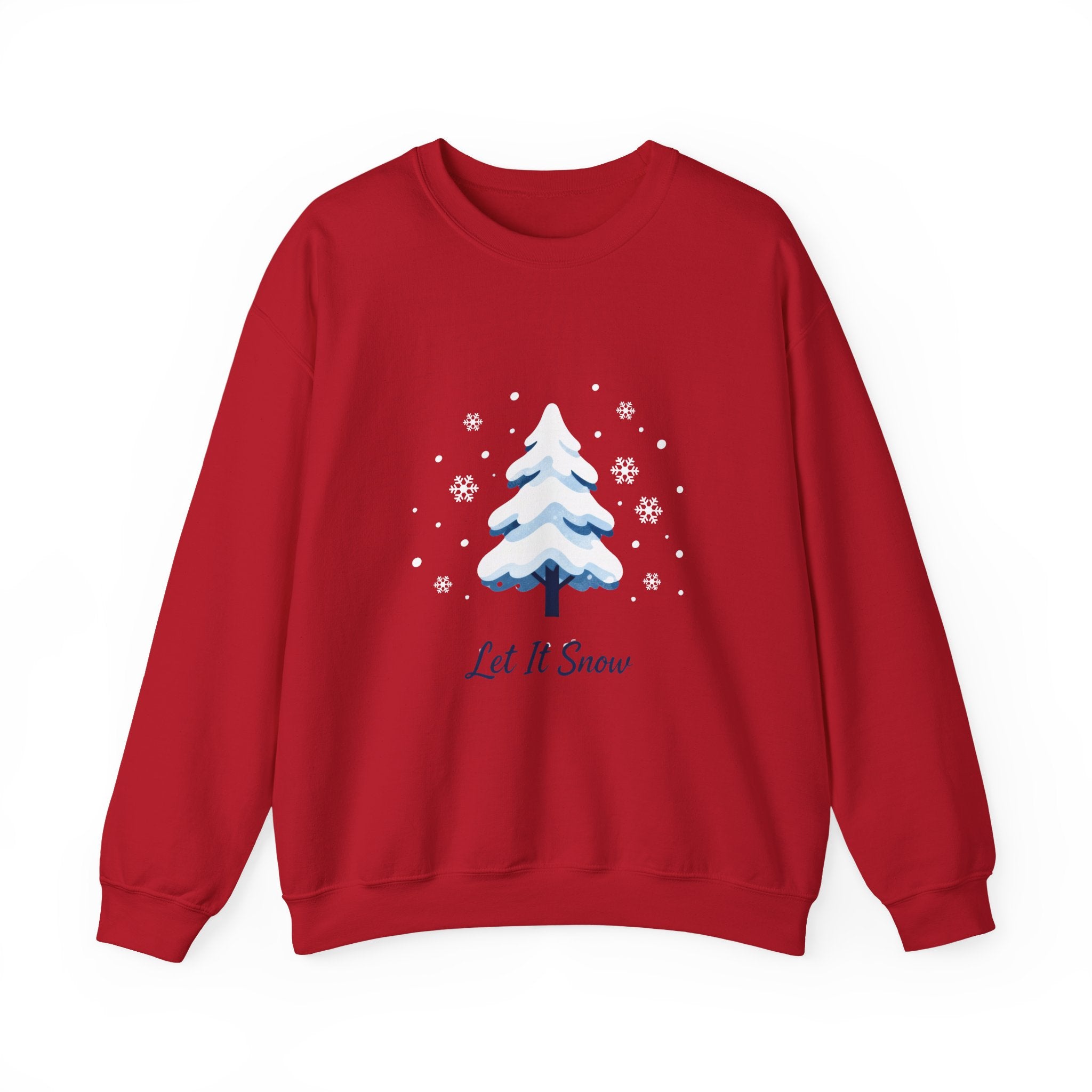 Let It Snow Sweatshirt, Christmas Tree Crewneck, Woman Winter Sweatshirt, Christmas Shirts for Women, Winter Sweatshirt, Winter Gift for Women