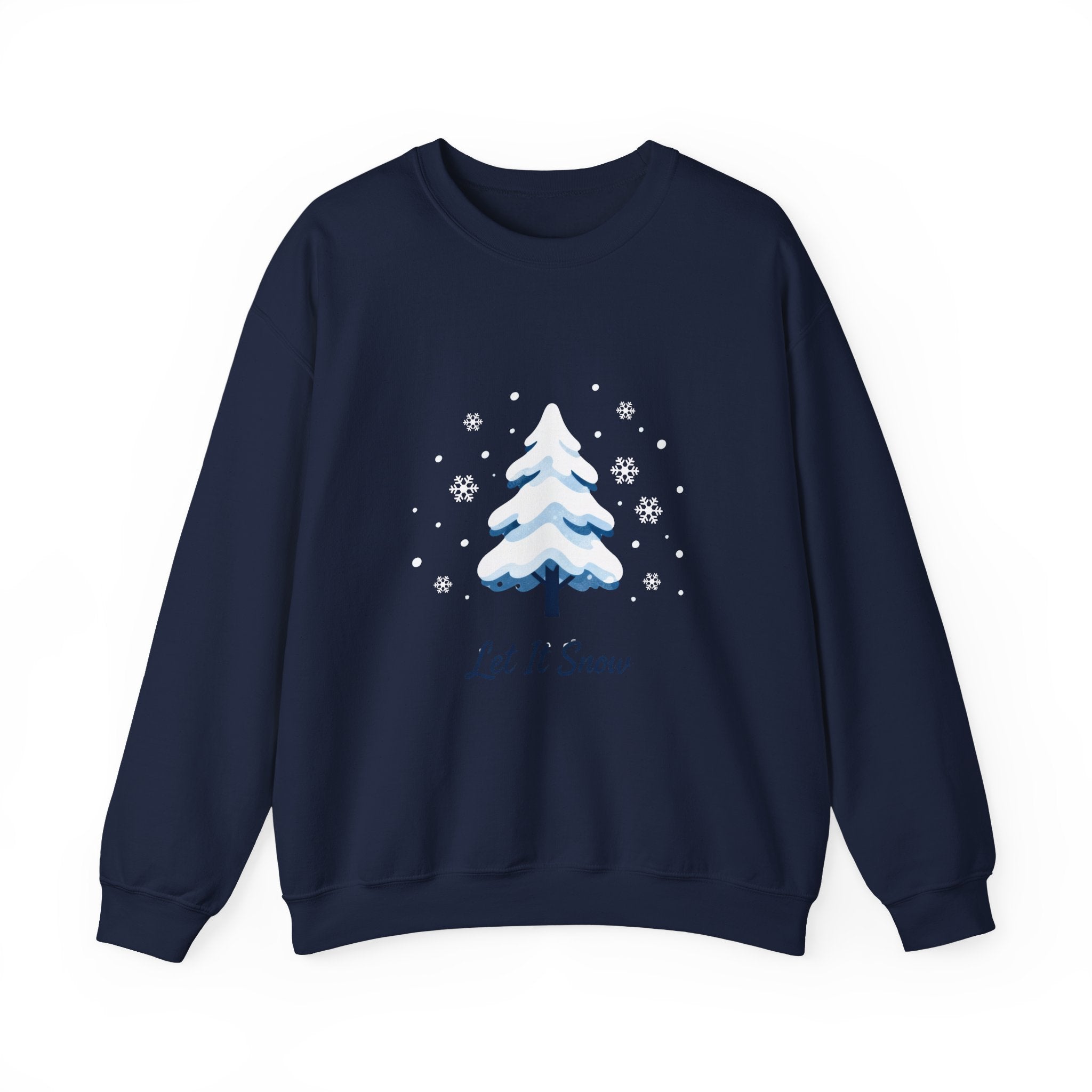 Let It Snow Sweatshirt, Christmas Tree Crewneck, Woman Winter Sweatshirt, Christmas Shirts for Women, Winter Sweatshirt, Winter Gift for Women