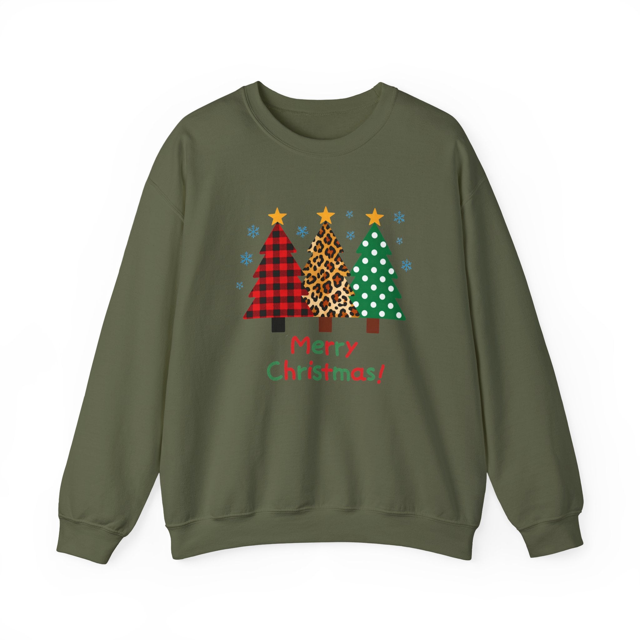 Christmas Tree Sweatshirt, Merry Christmas Crewneck, Christmas Tree Sweater, Christmas Tree Sweatshirt for Women, Christmas Pine Tree Shirt, Christian Christmas Shirt