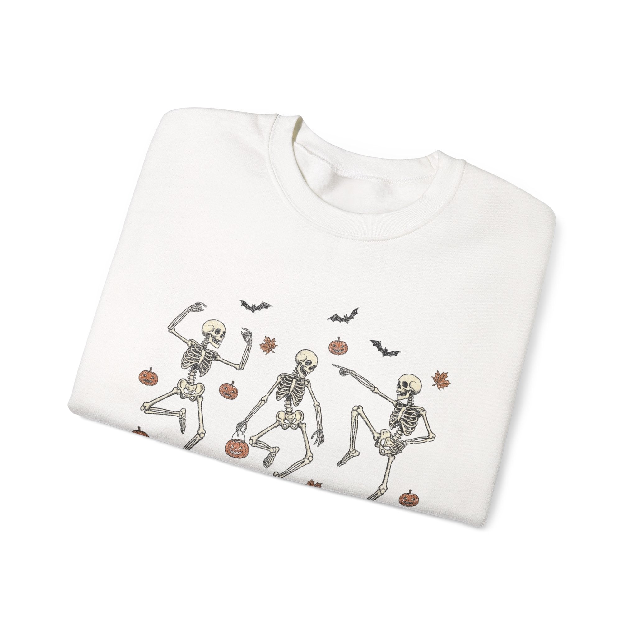 Dancing Bones Crewneck – Fall's Favorite Undead Fit, Unisex Heavy Blend™ Crewneck Sweatshirt