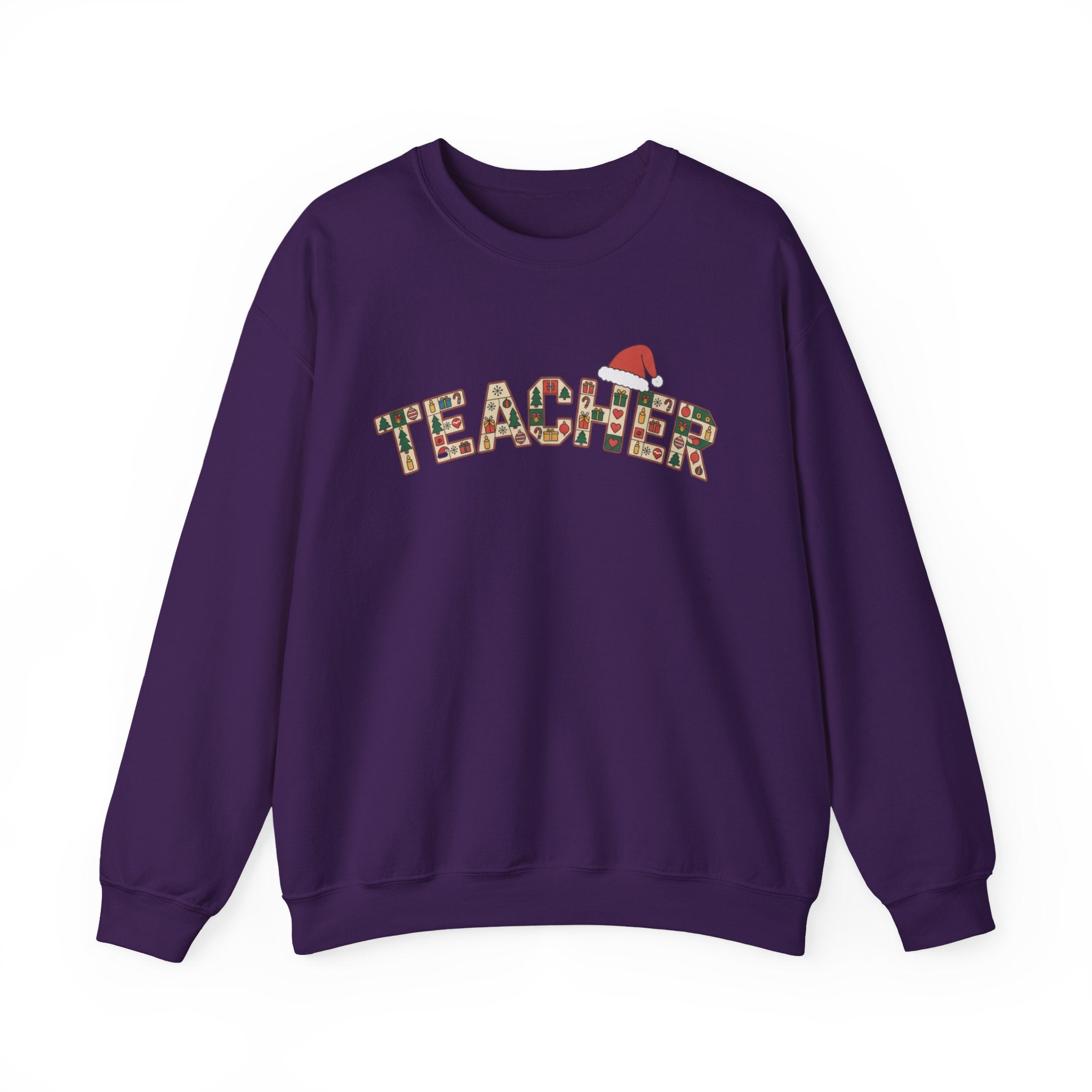 Merry Christmas Teacher Sweatshirt, Christmas Teachers Crewneck, Holly Jolly Teacher Xmas Sweater, Teacher Party Shirt, Gift For Teacher