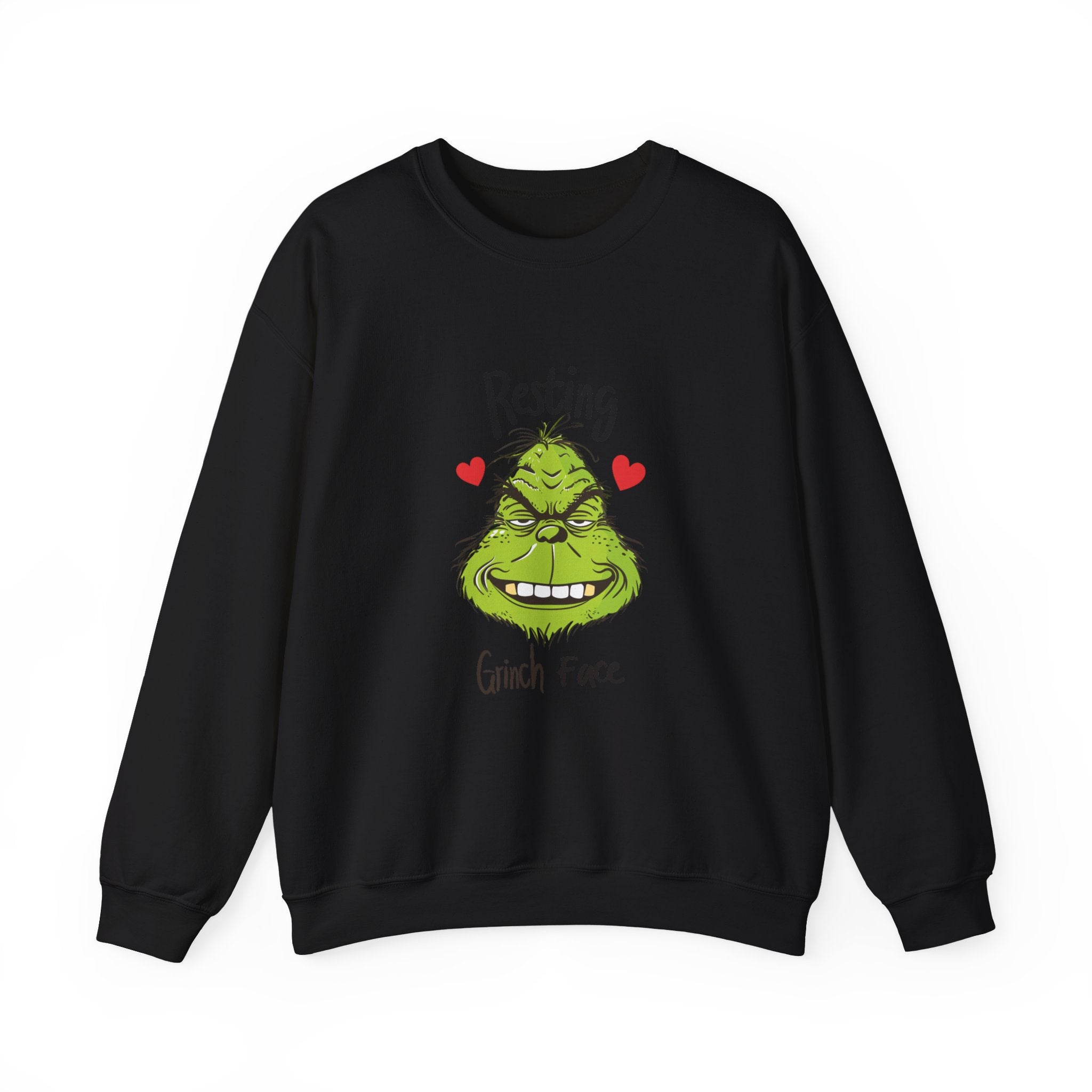 Resting Grinch Face Sweatshirt, Grinch Face Crewneck, Grinchmas Sweater, Christmas Funny Grinch Sweatshirt, Christmas Grinch Shirt Ew People Shirt