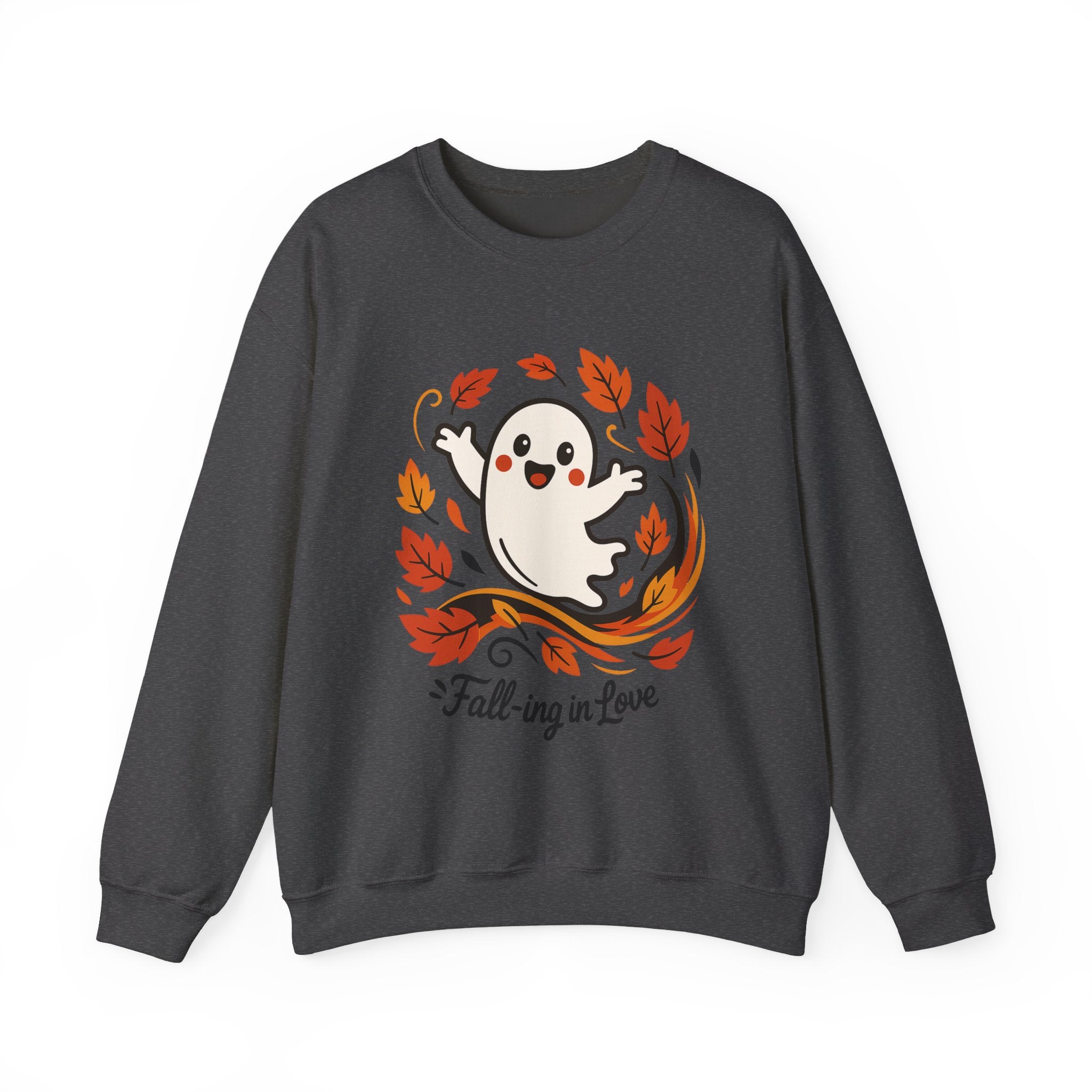 Ghost Fall Sweatshirt, Cute Halloween Crewneck, Cozy Fall Pullover, Autumn Aesthetic Crewneck, Spooky Season Gift, Fall Lovers Sweatshirt