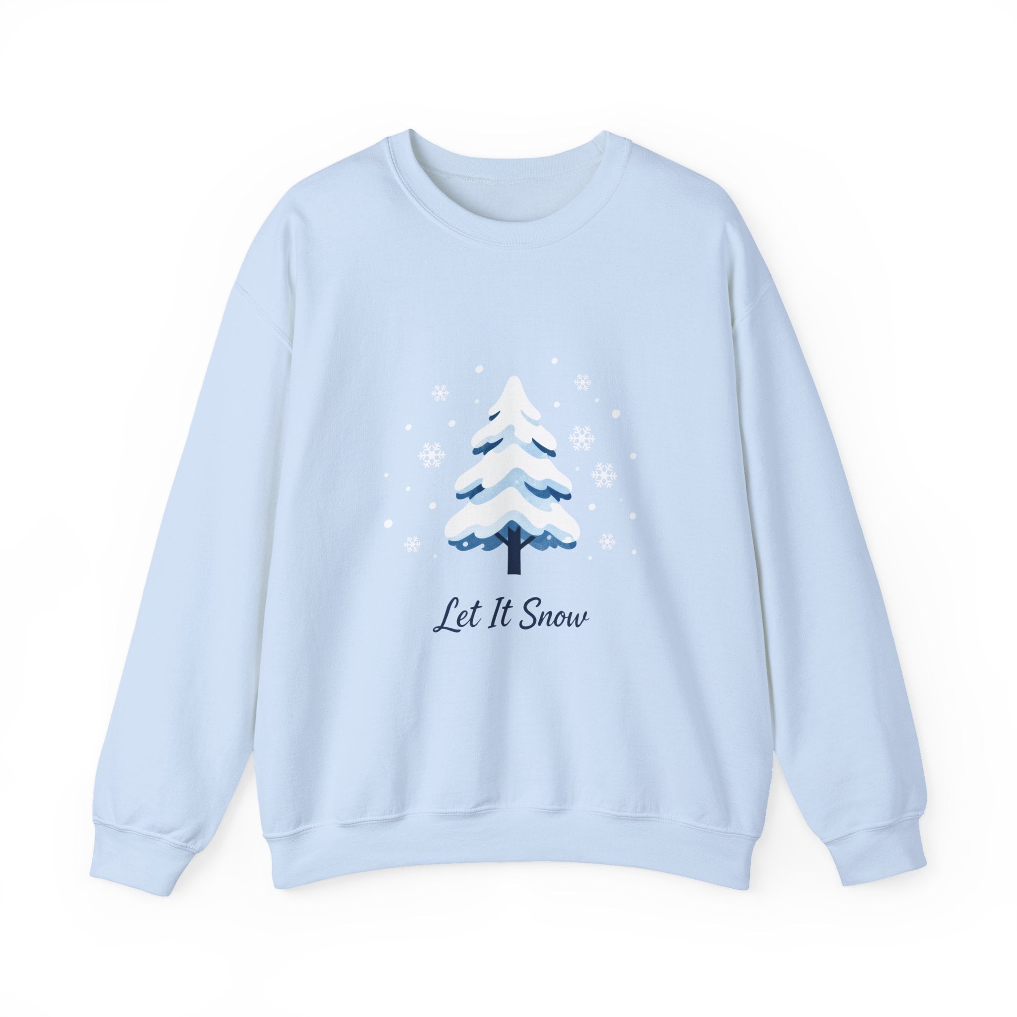 Let It Snow Sweatshirt, Christmas Tree Crewneck, Woman Winter Sweatshirt, Christmas Shirts for Women, Winter Sweatshirt, Winter Gift for Women
