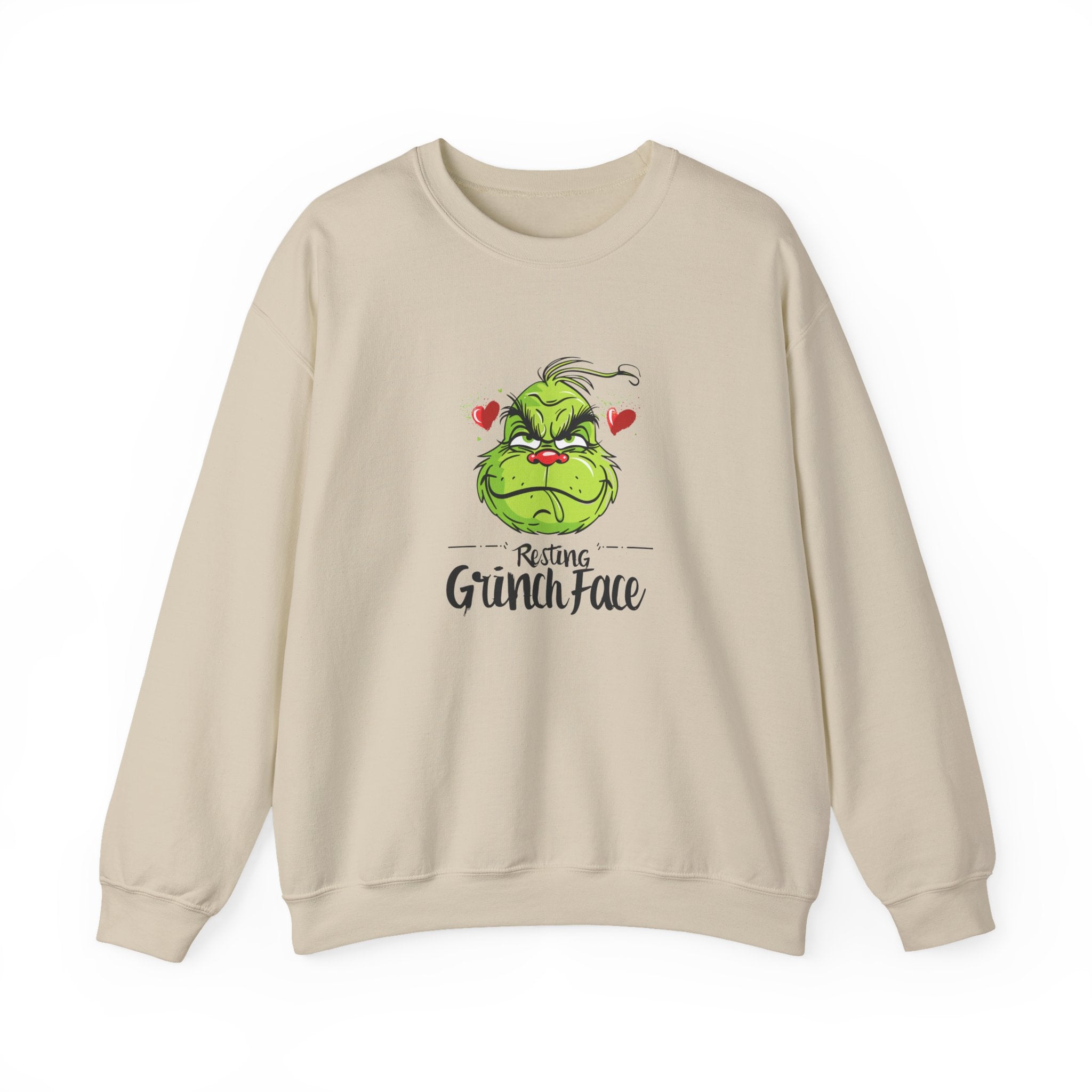 Resting Grinch Face Sweatshirt, Grinch Face Crewneck, Grinchmas Sweater, Christmas Funny Grinch Sweatshirt, Christmas Grinch Shirt Ew People Shirt