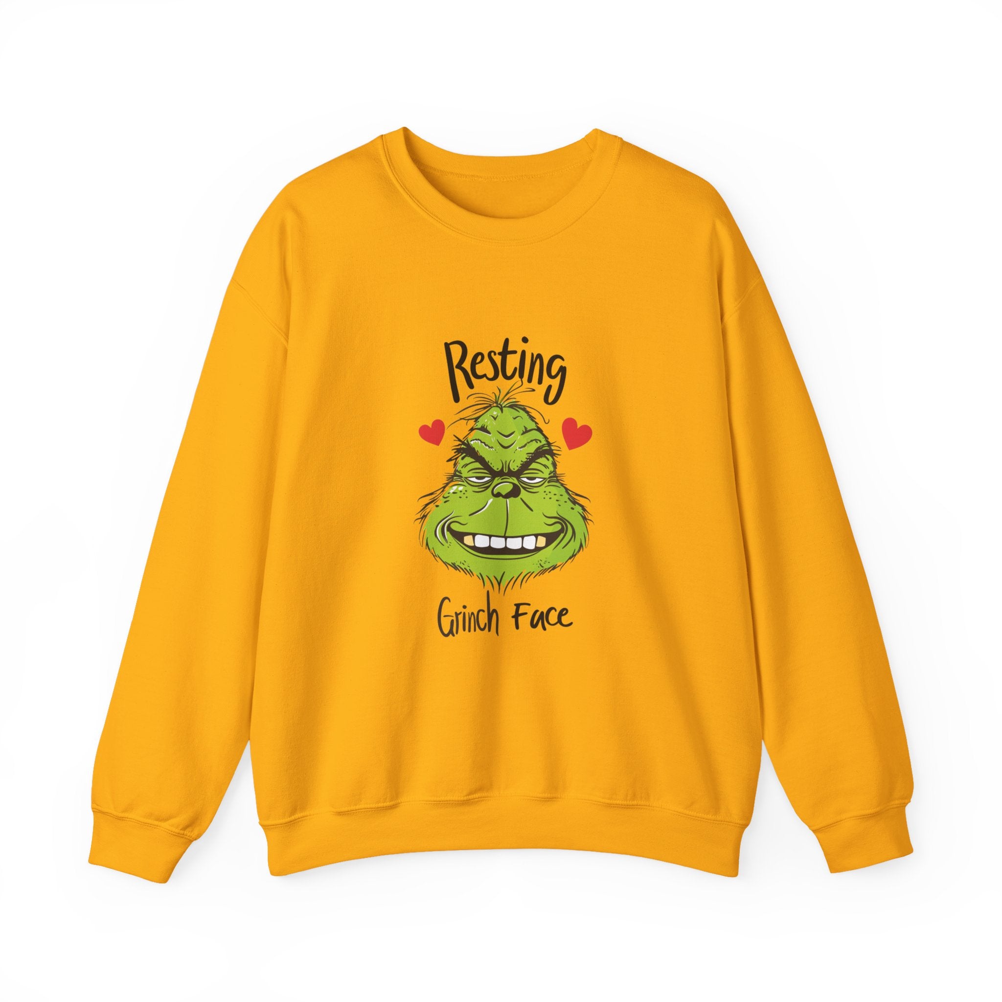Resting Grinch Face Sweatshirt, Grinch Face Crewneck, Grinchmas Sweater, Christmas Funny Grinch Sweatshirt, Christmas Grinch Shirt Ew People Shirt