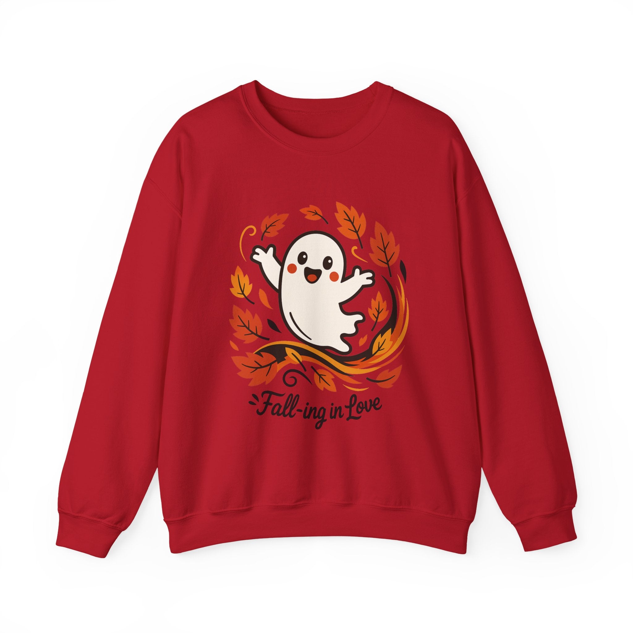 Ghost Fall Sweatshirt, Cute Halloween Crewneck, Cozy Fall Pullover, Autumn Aesthetic Crewneck, Spooky Season Gift, Fall Lovers Sweatshirt