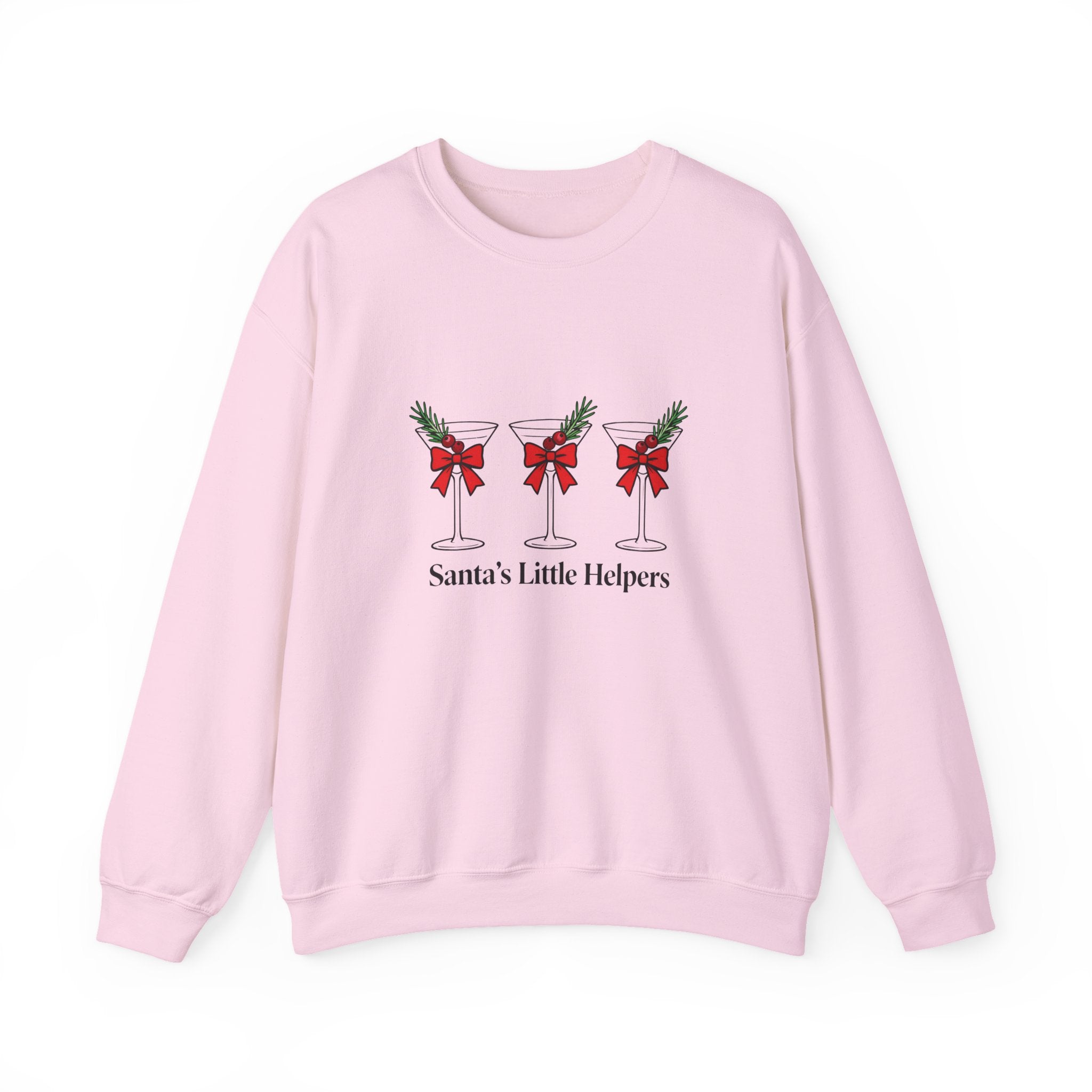 Santa's Little Helpers Sweatshirt, Christmas Woman Crewneck, Womens Christmas Shirt, Christmas Gift, Funny Christmas Shirt, Festive Holiday Gift