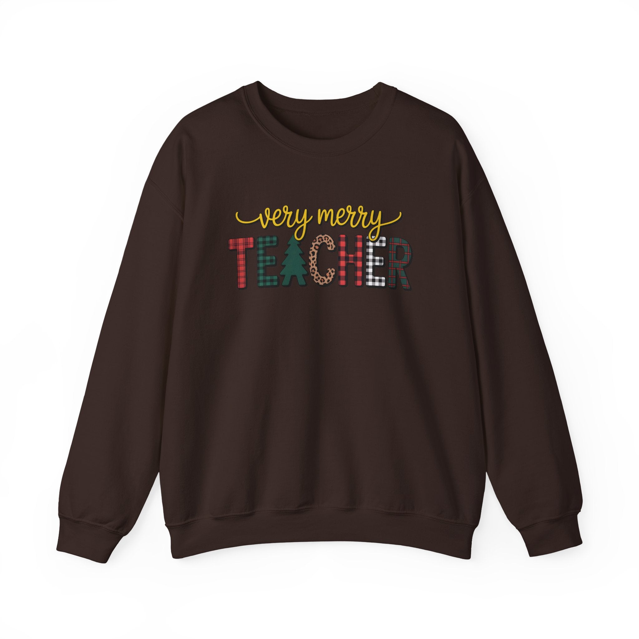 Teacher Christmas Sweatshirt, Merry Christmas Teachers Crewneck, Holly Jolly Teacher Xmas Sweater, Teacher Party Sweatshirt