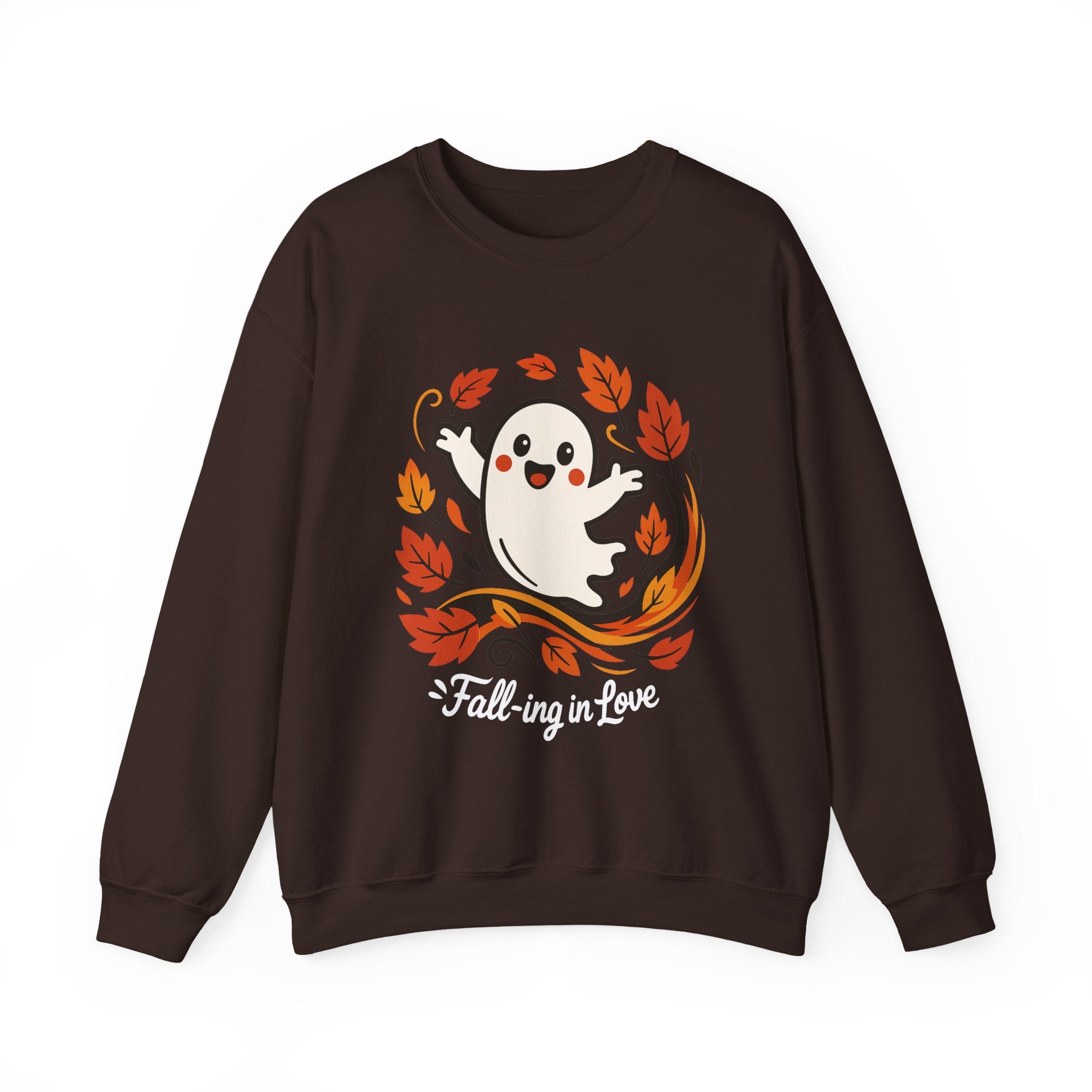 Ghost Fall Sweatshirt, Cute Halloween Crewneck, Cozy Fall Pullover, Autumn Aesthetic Crewneck, Spooky Season Gift, Fall Lovers Sweatshirt