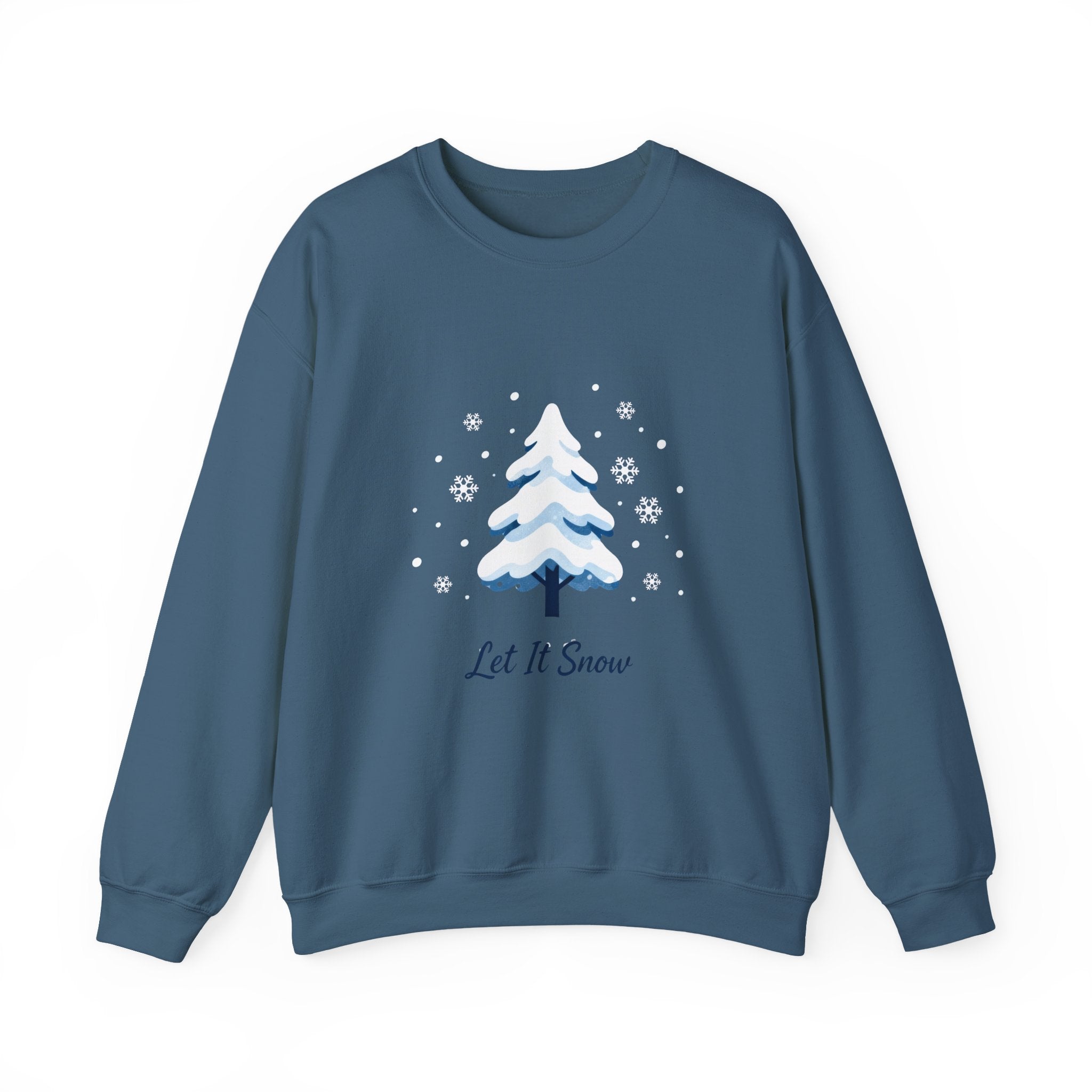 Let It Snow Sweatshirt, Christmas Tree Crewneck, Woman Winter Sweatshirt, Christmas Shirts for Women, Winter Sweatshirt, Winter Gift for Women