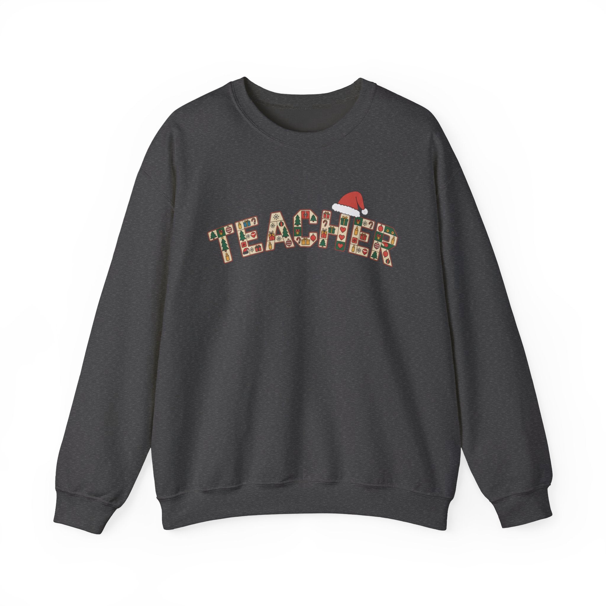 Merry Christmas Teacher Sweatshirt, Christmas Teachers Crewneck, Holly Jolly Teacher Xmas Sweater, Teacher Party Shirt, Gift For Teacher