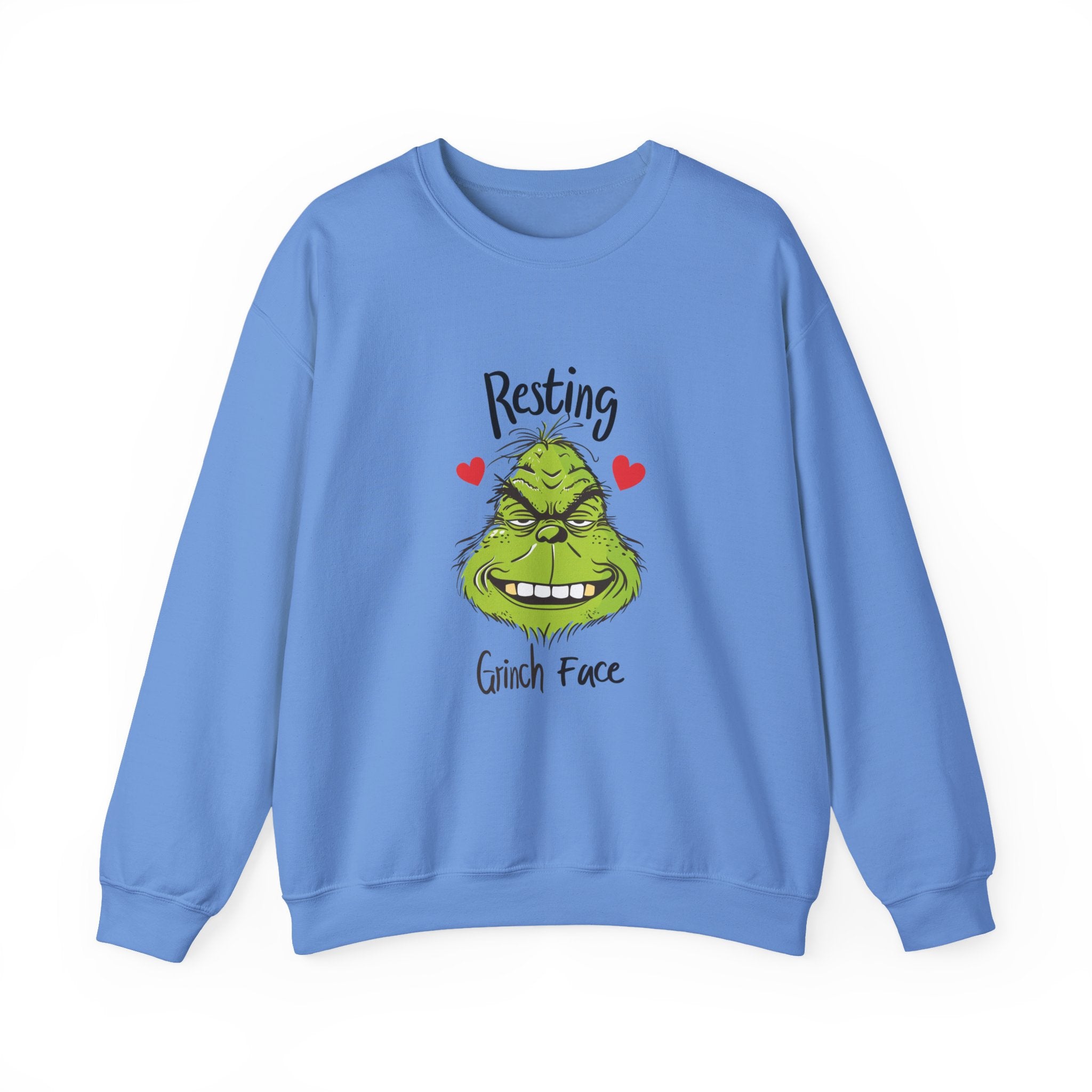 Resting Grinch Face Sweatshirt, Grinch Face Crewneck, Grinchmas Sweater, Christmas Funny Grinch Sweatshirt, Christmas Grinch Shirt Ew People Shirt