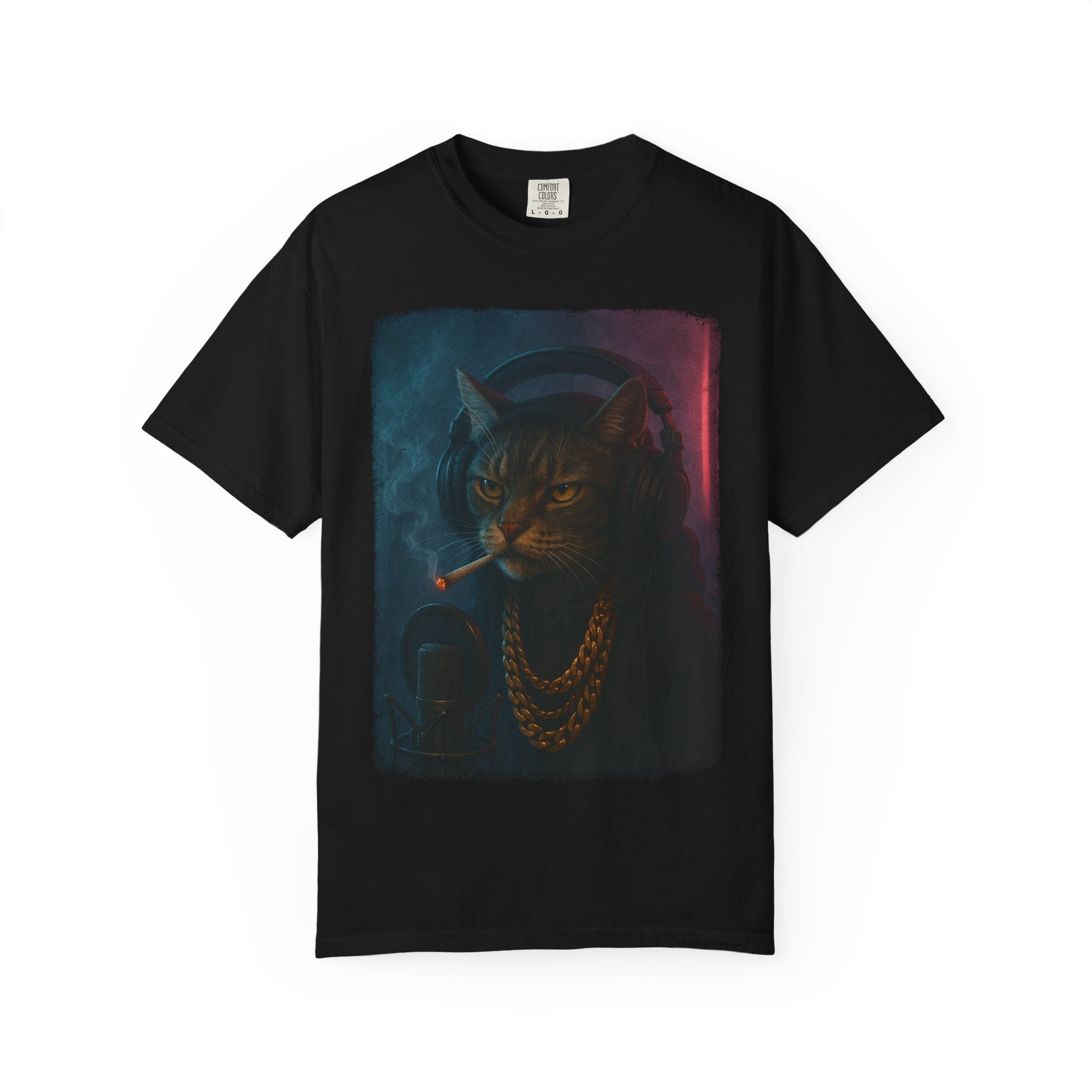 Studio Savage Tee. Unique Gift for Cat Lovers, Funny Cat Tee, Casual Wear, Perfect for Birthdays, Holidays, or Everyday