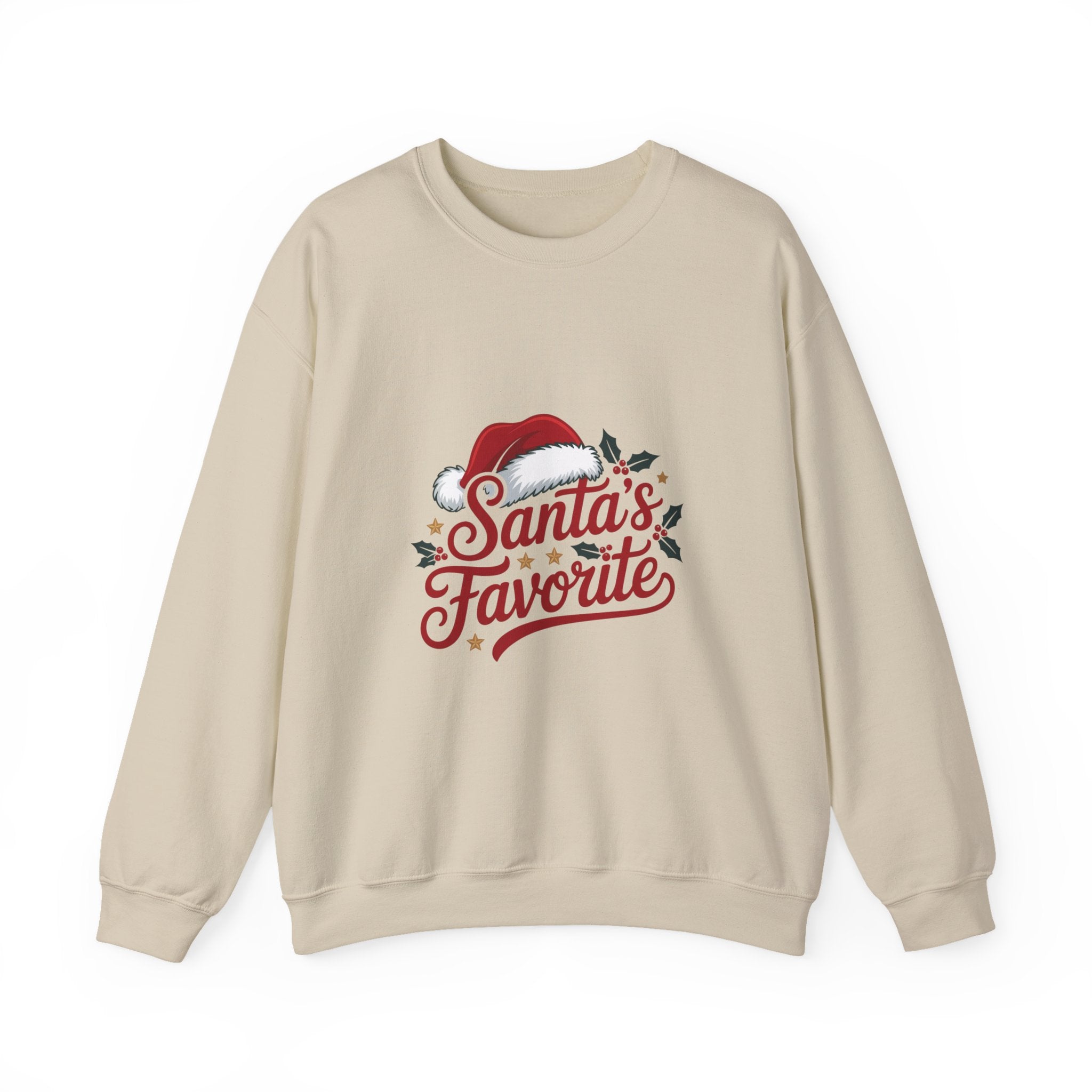 Santas Favorite Christmas Sweatshirt, Womens Christmas Shirt, Girly Christmas Gift, Funny Christmas Shirt, Festive Holiday Gift, Woman Holiday Sweater