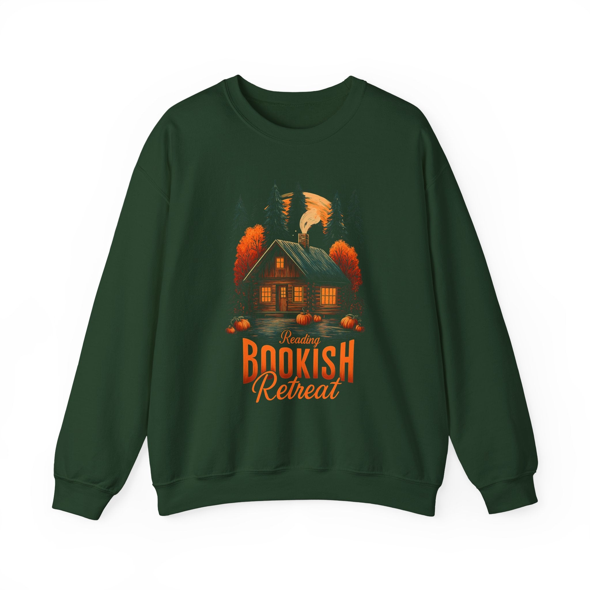 Reading Bookish Retreat Sweatshirt,  Fall Bookish Crewneck, Gift For Book Lover, Autumn Cozy Readers Hoodie, Holliday Season Sweater