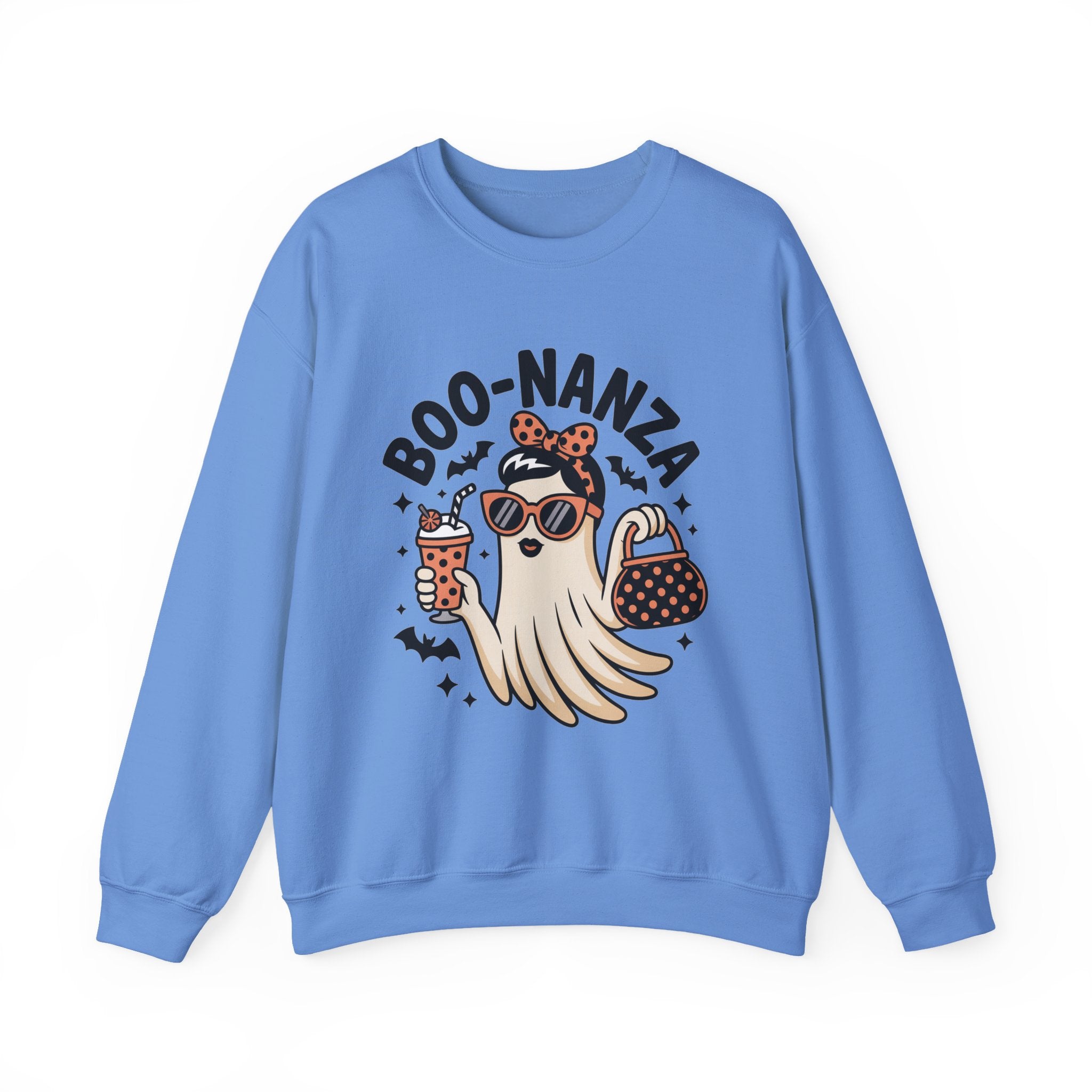Boo-nanza Ghost Sweatshirt, Funny Halloween Sweatshirt, Boujee Ghost Pullover, Spooky Season Crewneck, Glam Halloween Shirt, Fall Aesthetic Sweatshirt