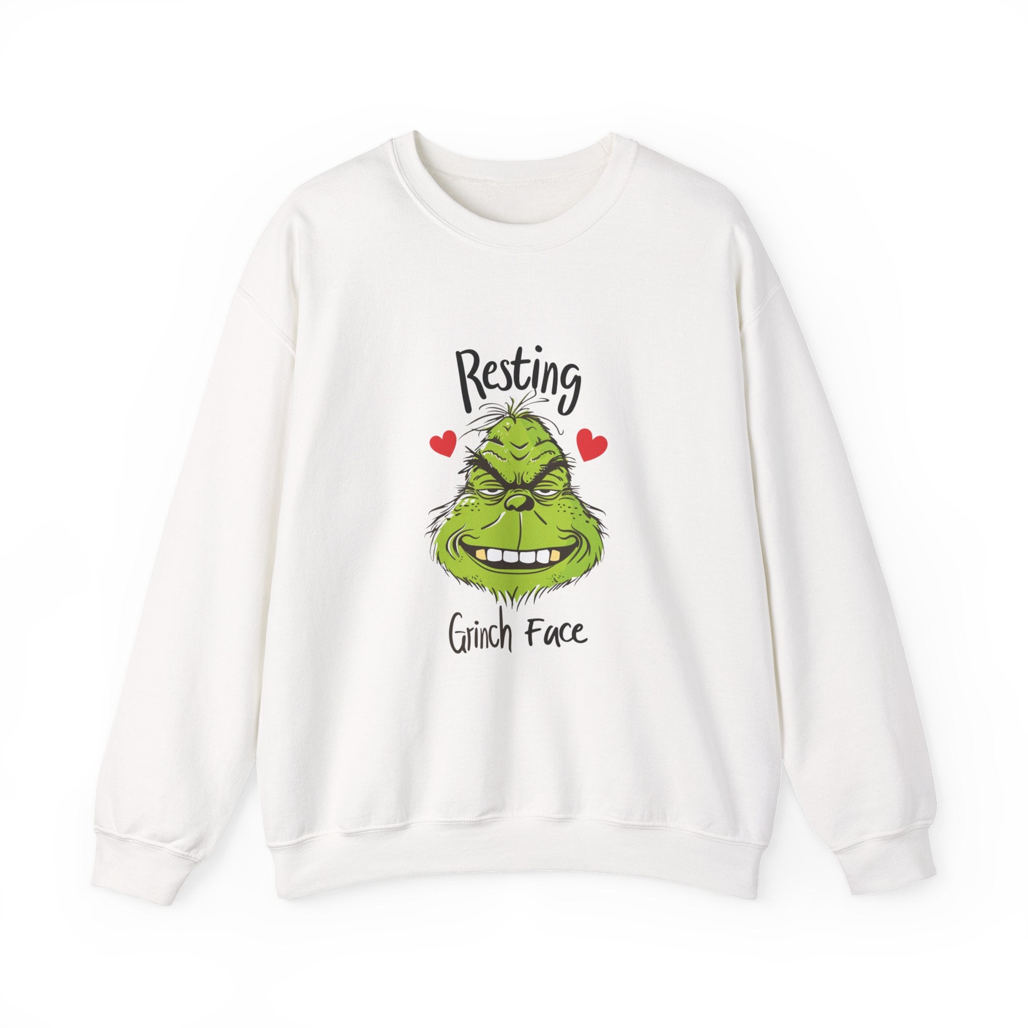 Resting Grinch Face Sweatshirt, Grinch Face Crewneck, Grinchmas Sweater, Christmas Funny Grinch Sweatshirt, Christmas Grinch Shirt Ew People Shirt