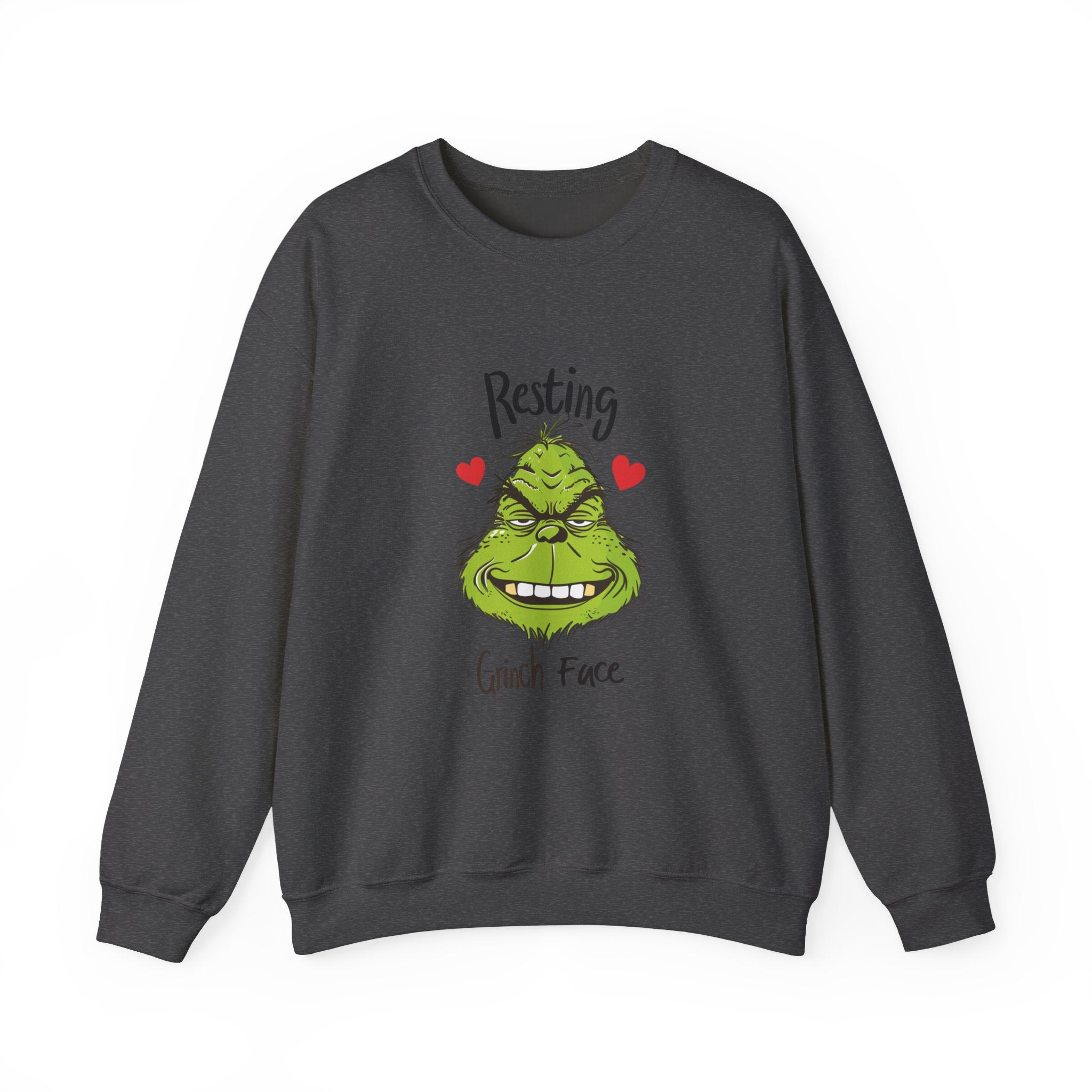 Resting Grinch Face Sweatshirt, Grinch Face Crewneck, Grinchmas Sweater, Christmas Funny Grinch Sweatshirt, Christmas Grinch Shirt Ew People Shirt