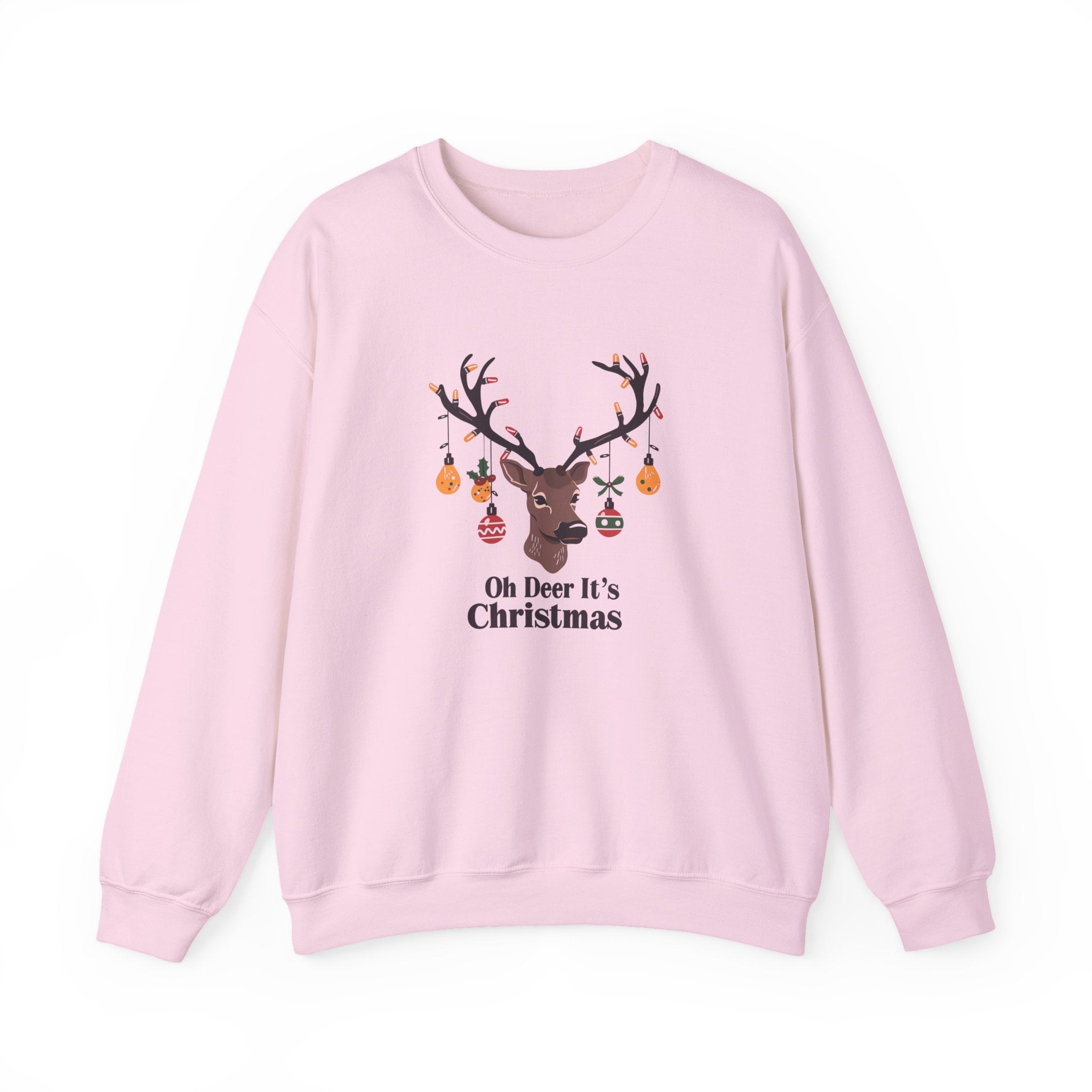Copy of Oh Dear Christmas Sweatshirt, Deer Christmas Crewneck, Cute Christmas Woman Sweater, Christmas Gift Sweater, Holiday Shirt, Xmas Sweatshirt
