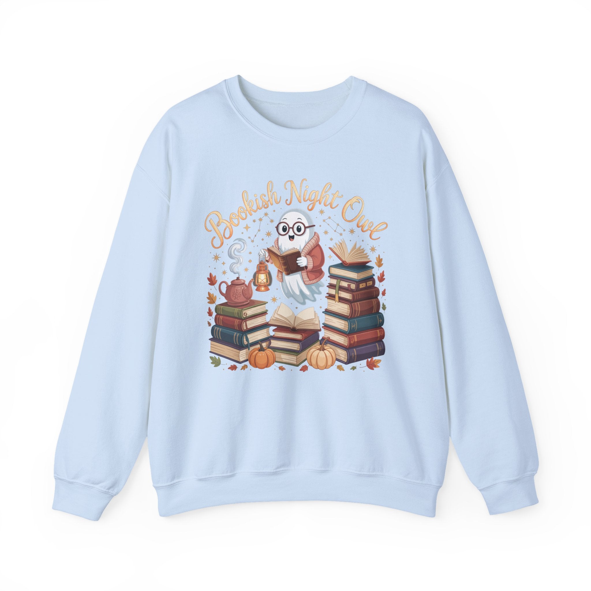 Bookish Night Owl Sweatshirt, Vintage Reading Sweatshirt, Booklover Gift, Reader Gift, Librarian Sweatshirt, Bookworm Pullover, Bookish Crewneck