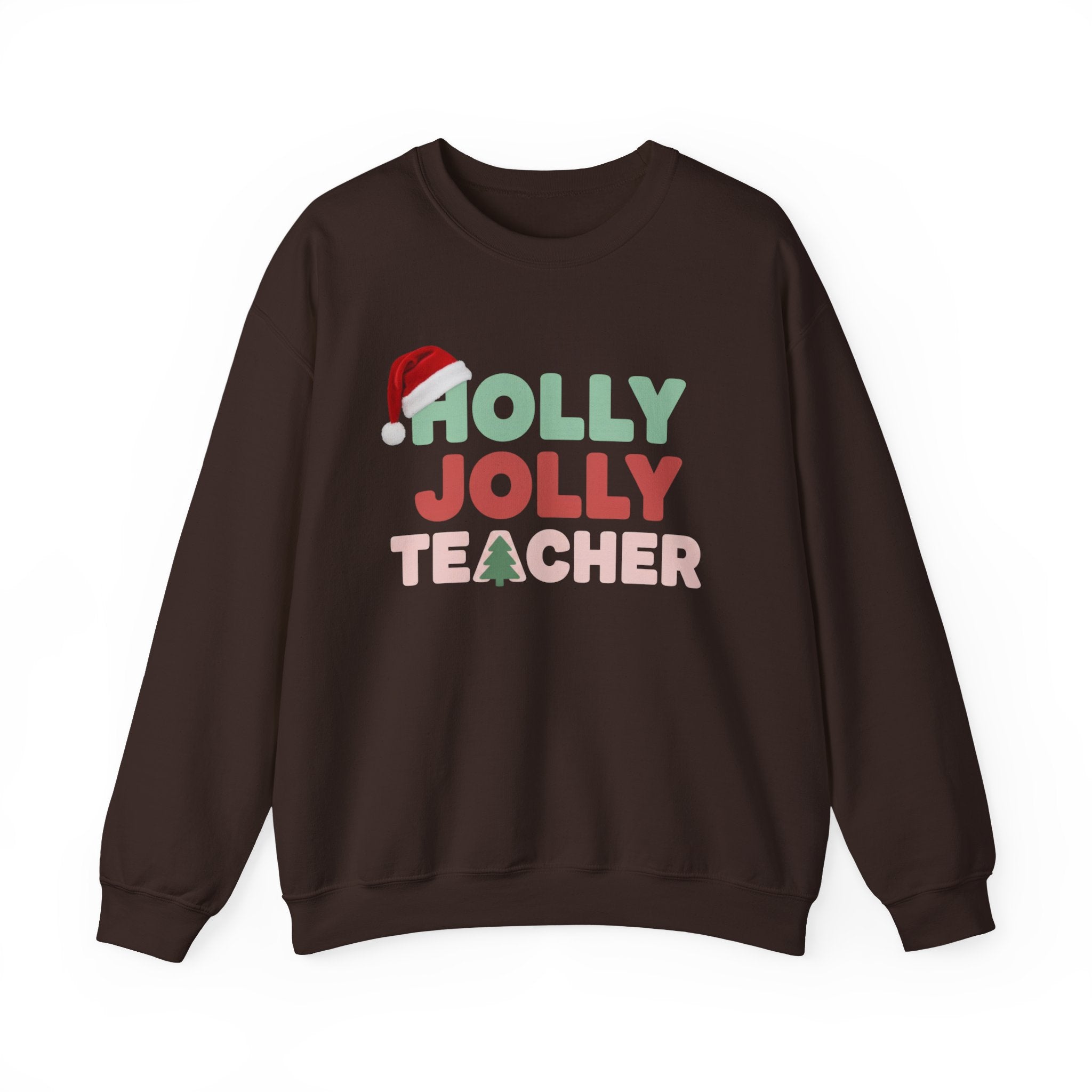 Holly Jolly Teacher Christmas Sweatshirt, Merry Christmas Teachers Crewneck, Holly Jolly Teacher Xmas Sweater, Teacher Party Sweatshirt, Gift for Teacher
