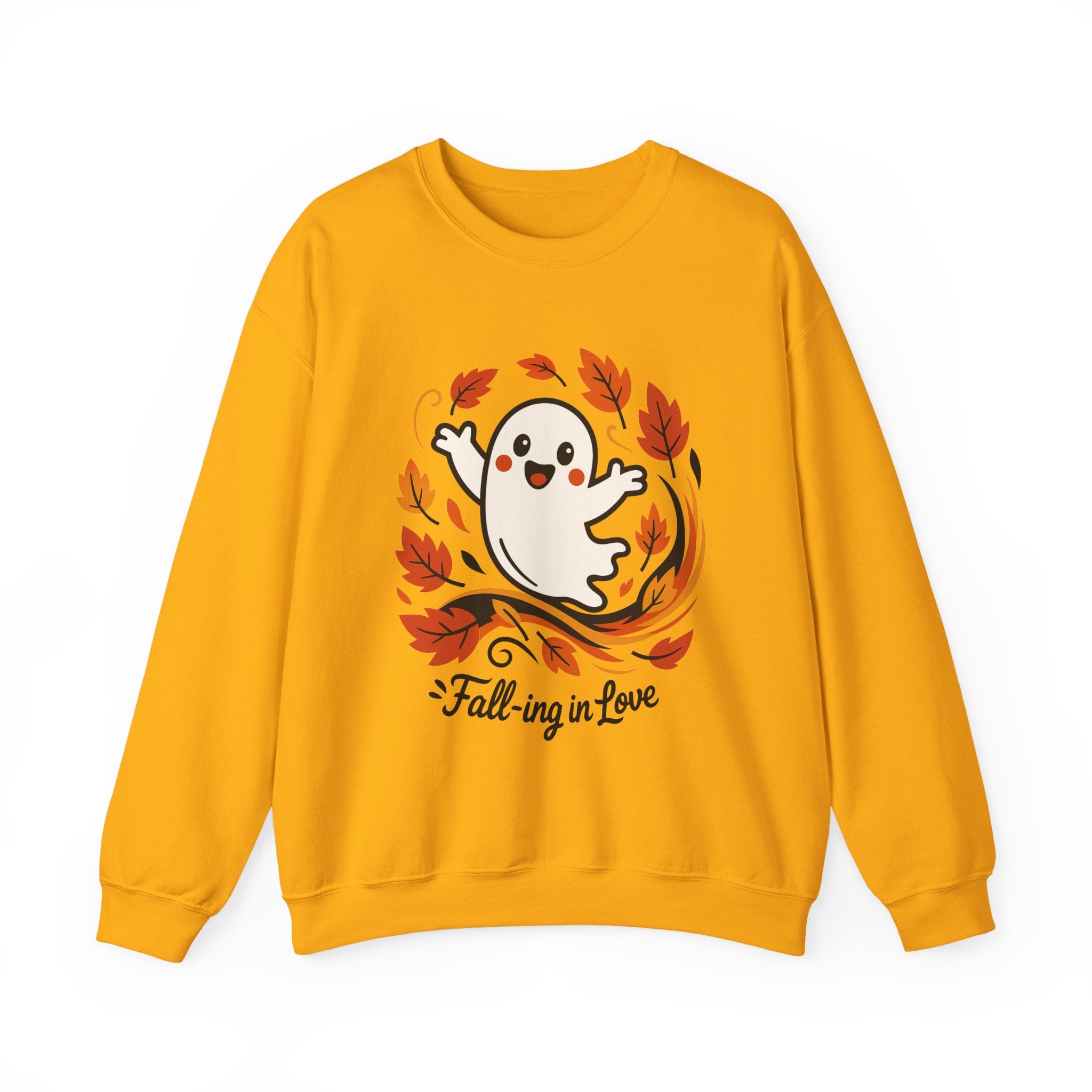 Ghost Fall Sweatshirt, Cute Halloween Crewneck, Cozy Fall Pullover, Autumn Aesthetic Crewneck, Spooky Season Gift, Fall Lovers Sweatshirt