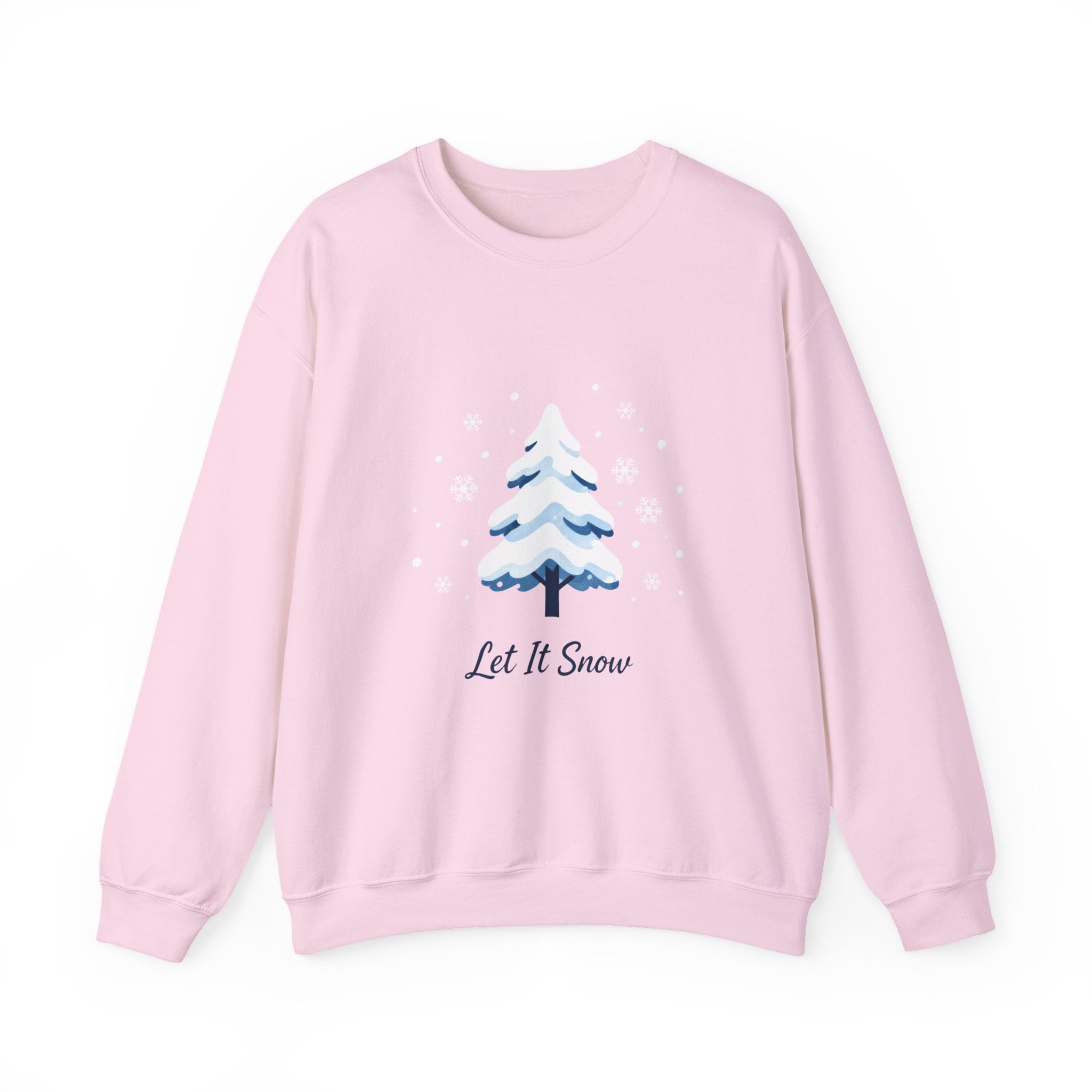 Let It Snow Sweatshirt, Christmas Tree Crewneck, Woman Winter Sweatshirt, Christmas Shirts for Women, Winter Sweatshirt, Winter Gift for Women