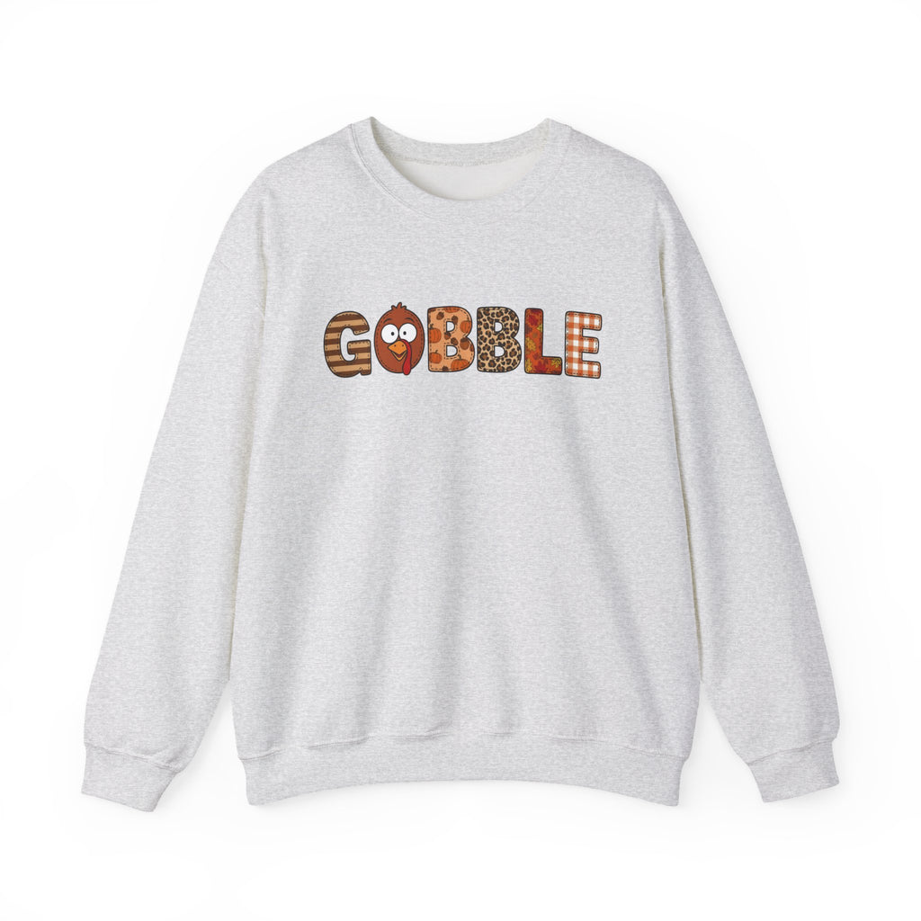 Gobble Thanksgiving Sweatshirt, Cute Thanksgiving Turkey Crewneck, Matching Thanksgiving Shirt, Family Thanksgiving Shirt, Womens Thanksgiving Shirt