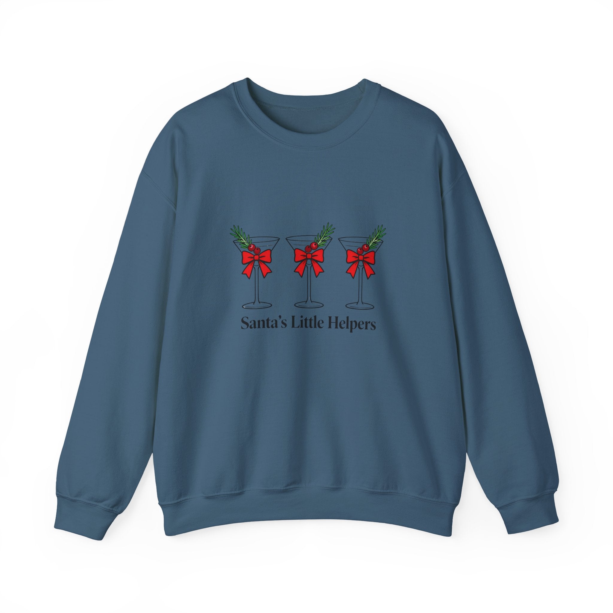 Santa's Little Helpers Sweatshirt, Christmas Woman Crewneck, Womens Christmas Shirt, Christmas Gift, Funny Christmas Shirt, Festive Holiday Gift