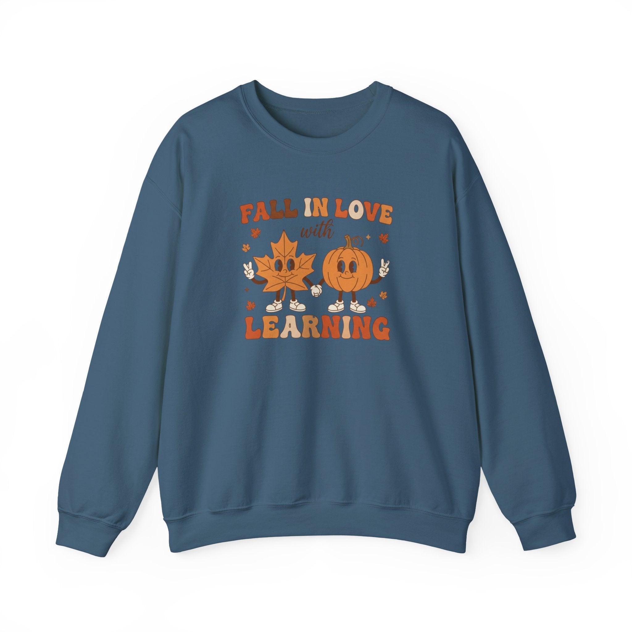 Groovy Teacher Sweatshirt, Teacher Fall Crewneck, Fall In Love With Learning Teacher Sweater, Trick or Teach Teacher, Thanksgiving Teacher Shirt