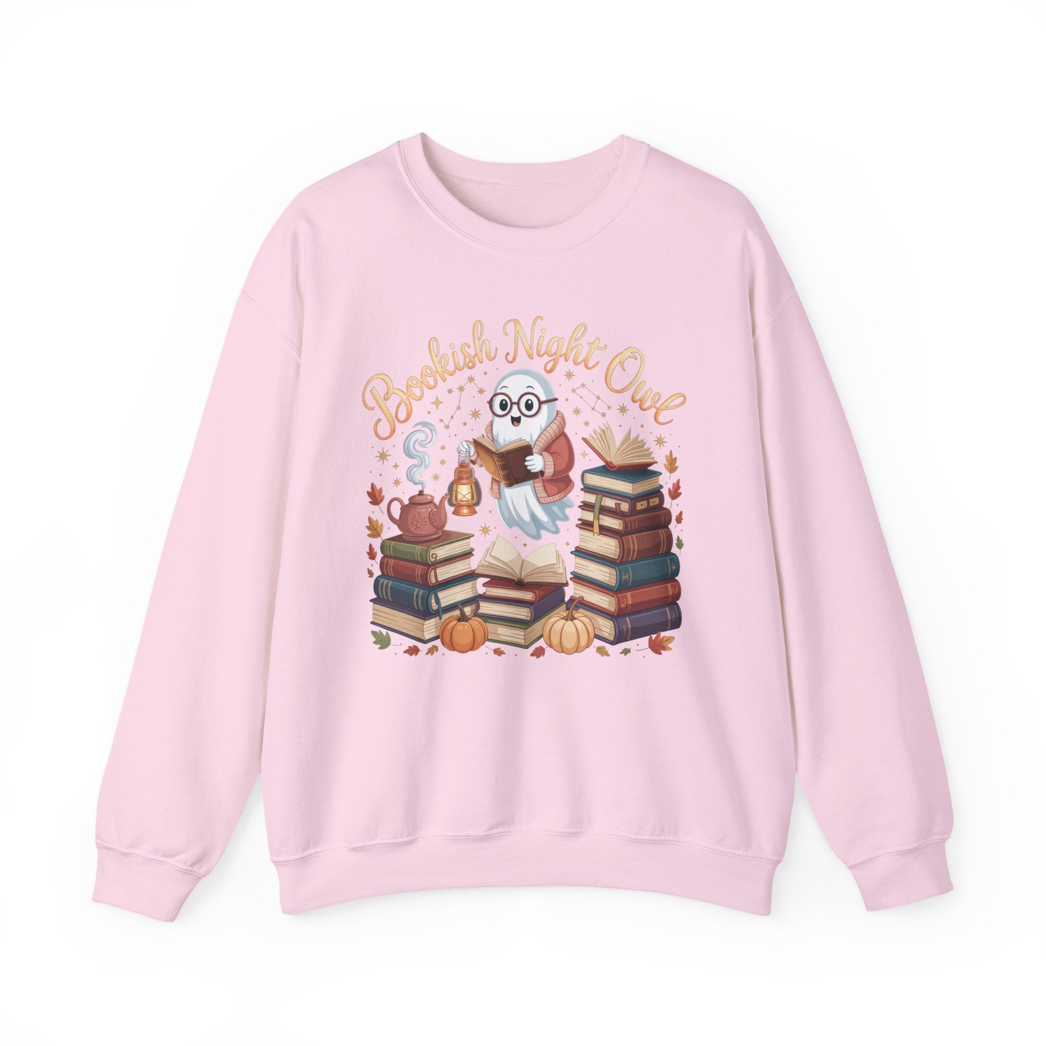 Ghost Book Lover Sweatshirt, Ghost Book Lover Crewneck, Ghost Vintage Reader Sweatshirt, Ghost Cozy Book Lover Pullover, Gift for Bookworms, Librarian Aesthetic Shirt