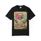 Raccoon Rollout Tee – Chaos on the Decks, Unisex Garment-Dyed Tee, Music Lover Gift, Animal Lover Apparel, Retro Vibe Shirt, Festival Wear