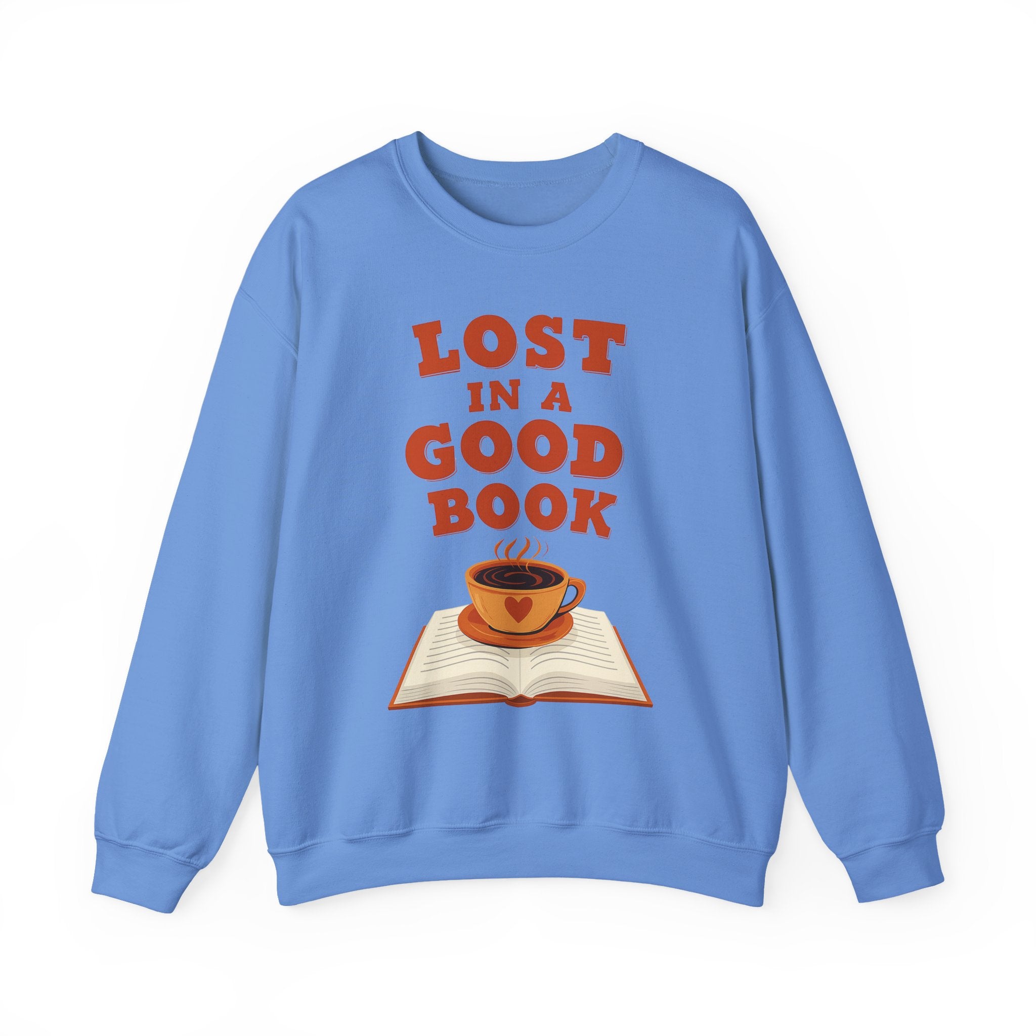 Lost in a Good Book Sweatshirt, Vintage Reading Sweatshirt, Booklover Gift, Reader Gift, Librarian Sweatshirt, Bookworm Pullover, Bookish Crewneck