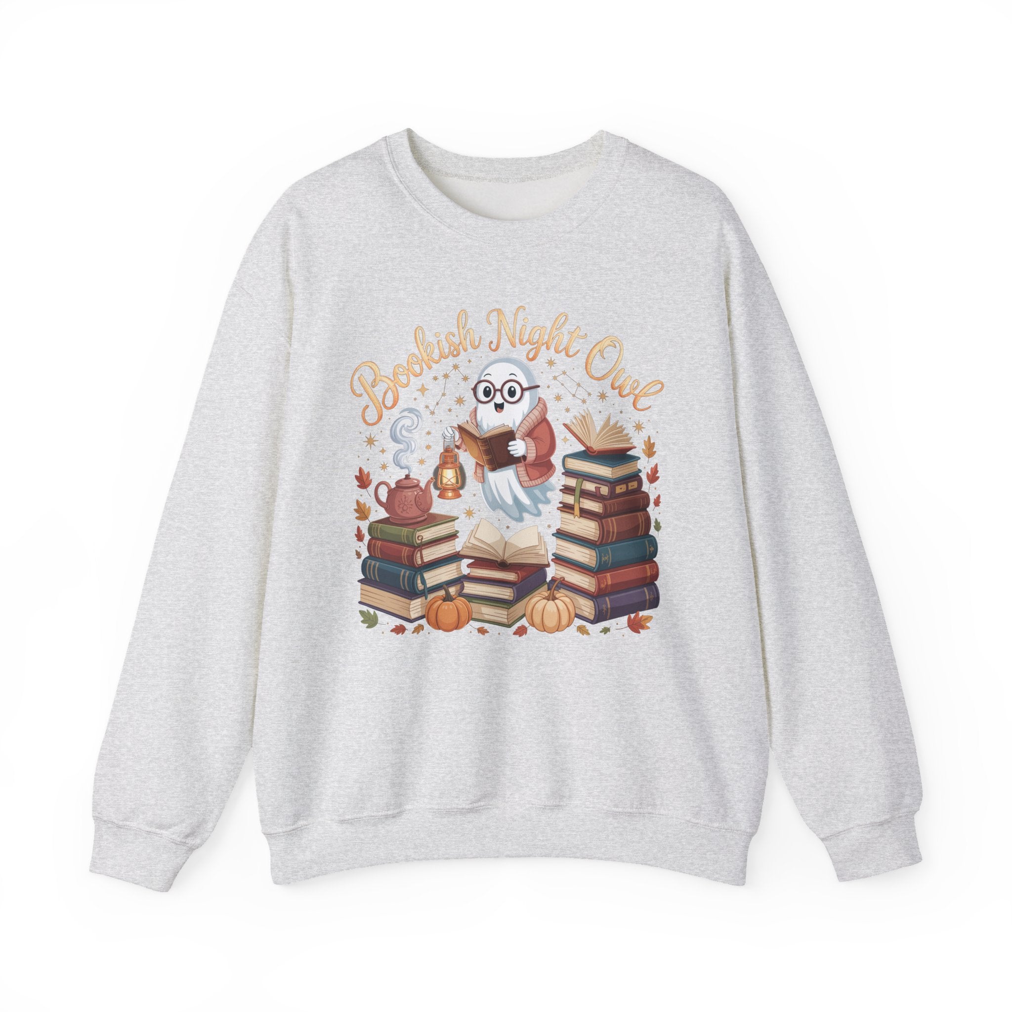Ghost Book Lover Sweatshirt, Ghost Book Lover Crewneck, Ghost Vintage Reader Sweatshirt, Ghost Cozy Book Lover Pullover, Gift for Bookworms, Librarian Aesthetic Shirt