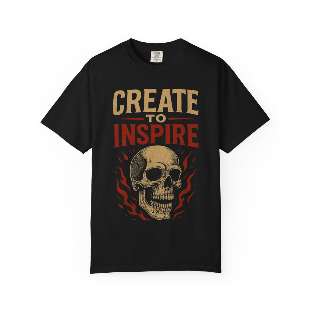 Create to Inspire Tee – Art With Edge. Unisex T-Shirt, Motivational Tee, Art Enthusiast Gift, Creative Mindwear, Gift for Artists, DIY Apparel