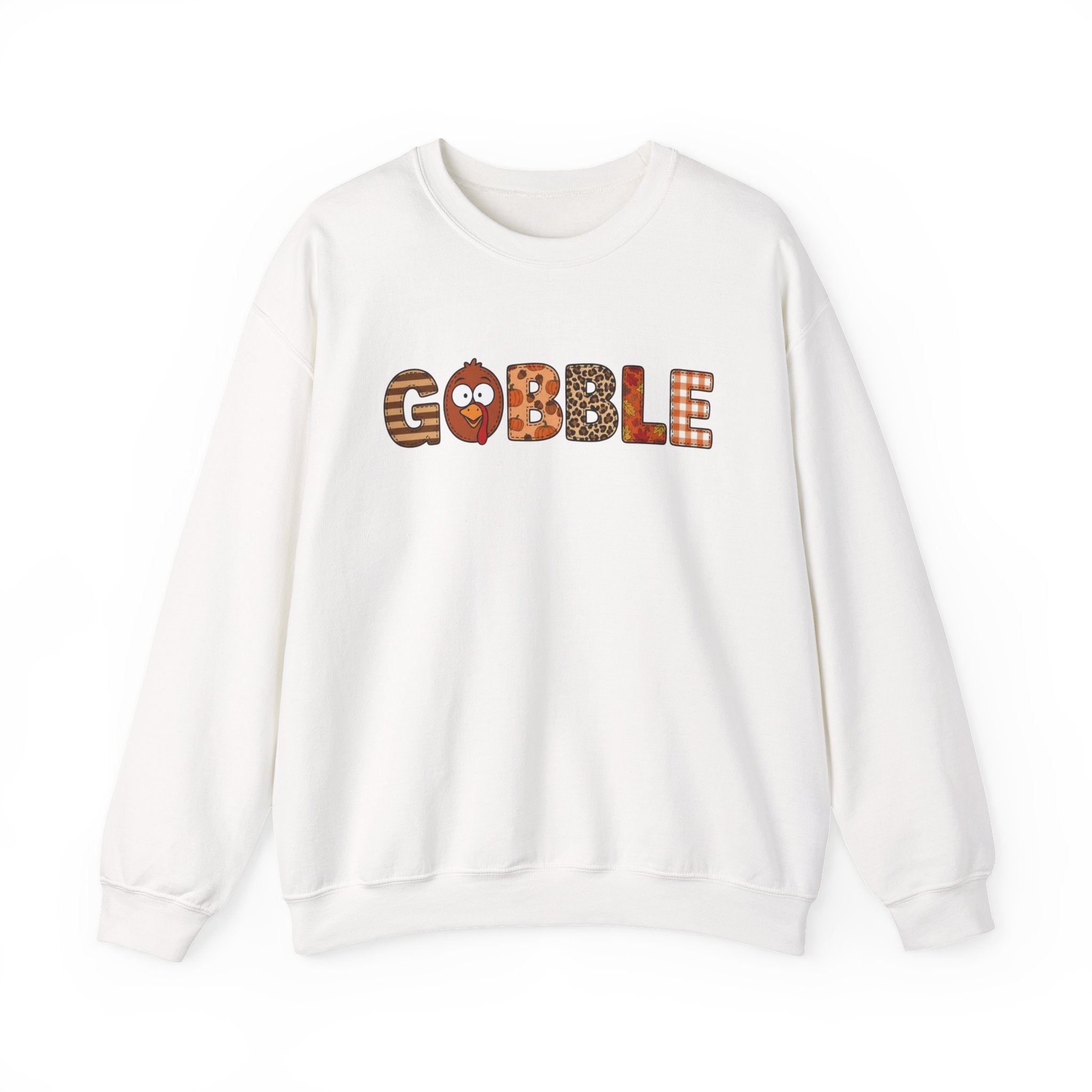 Gobble Thanksgiving Sweatshirt, Cute Thanksgiving Turkey Crewneck, Matching Thanksgiving Shirt, Family Thanksgiving Shirt, Womens Thanksgiving Shirt