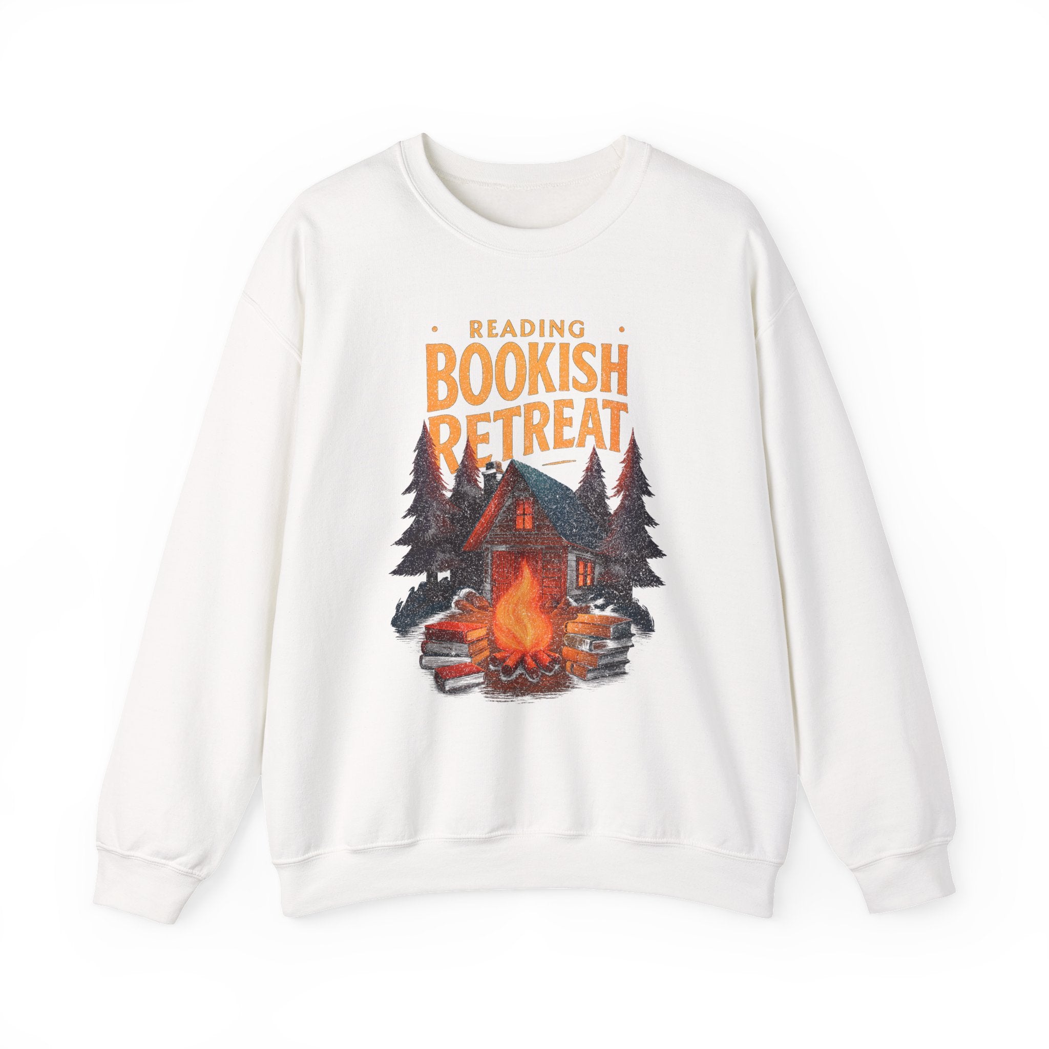 Reading Bookish Retreat Vintage Sweatshirt, Vintage Reading Sweatshirt, Booklover Gift, Reader Gift, Librarian Sweatshirt, Bookworm Pullover, Bookish Crewneck